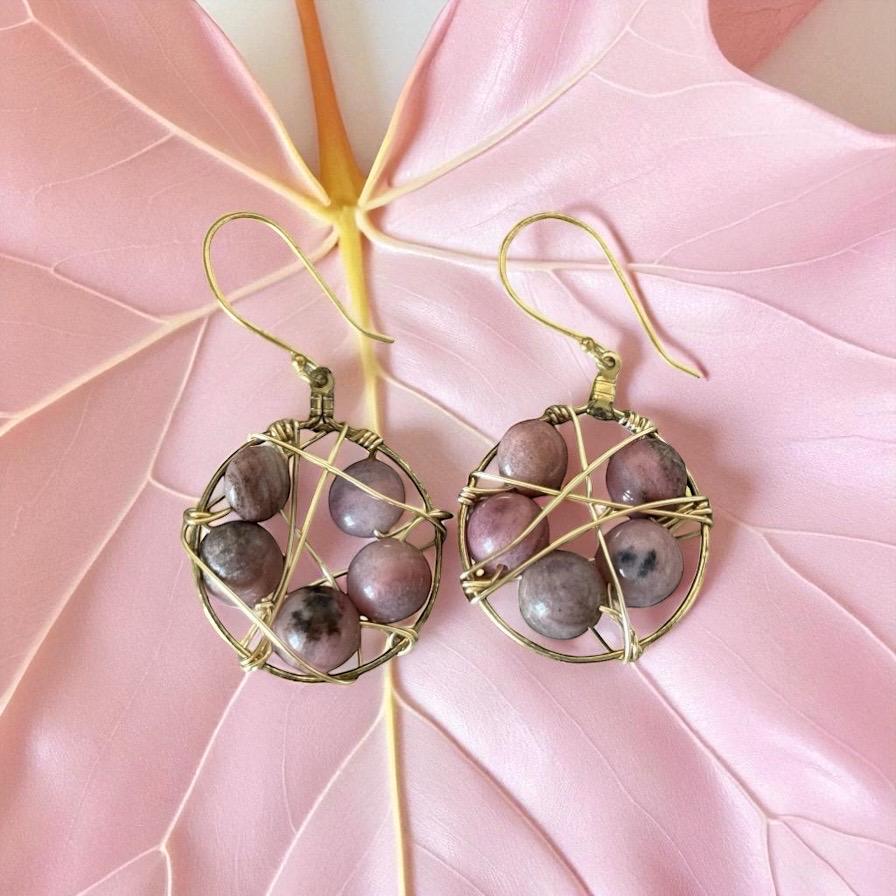 Crimson Orbit Hoops