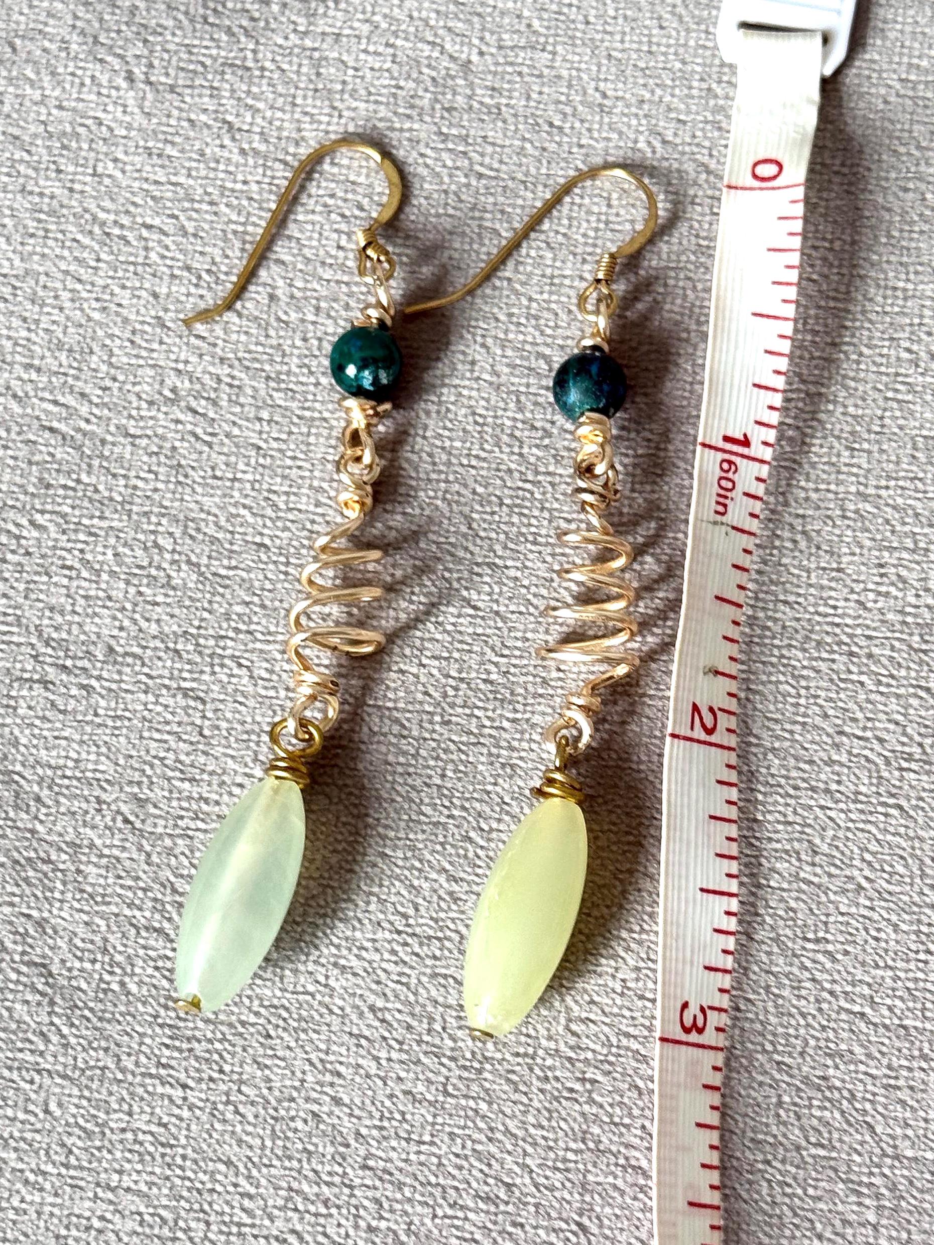 Helix Drop Earrings