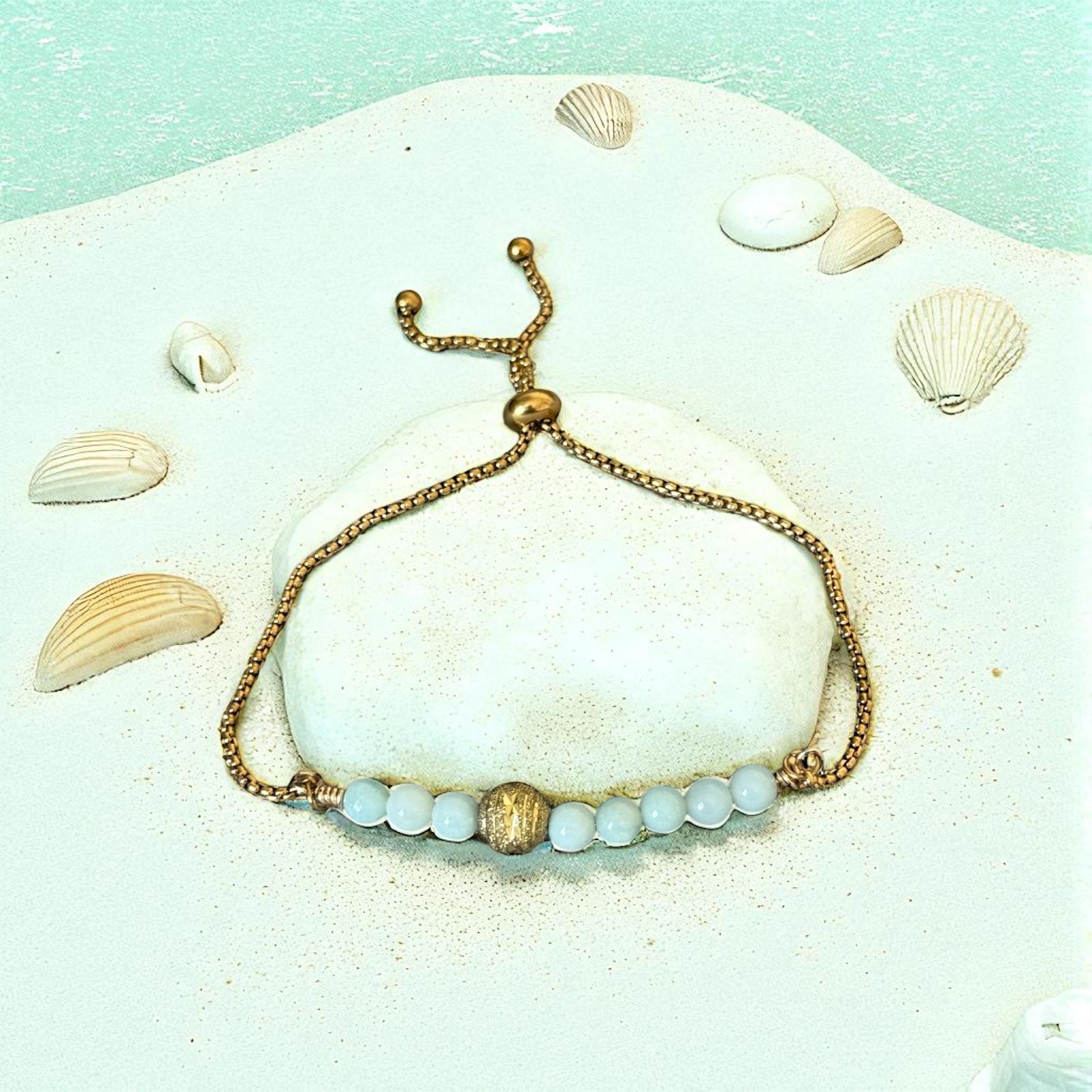 Azure Balance Beaded Bracelet Bolo Bracelet