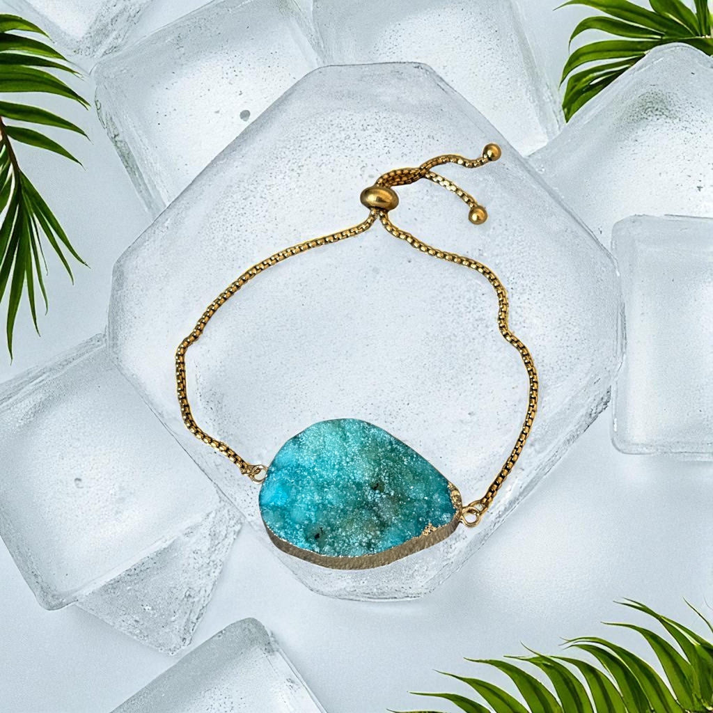 Aurora Tide Gem Bolo Chain Bracelet