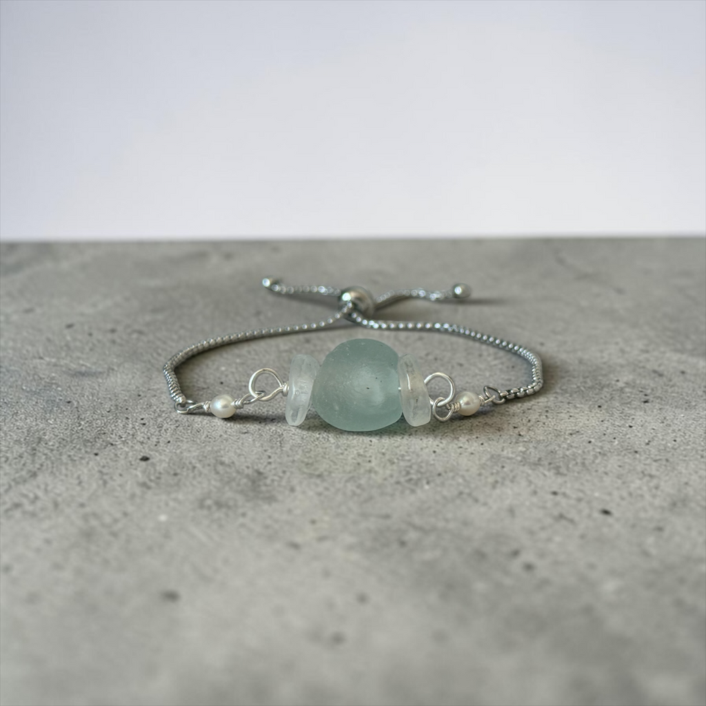 Ocean Core Slider Bolo Bracelet — Tidal Minimal Luxe