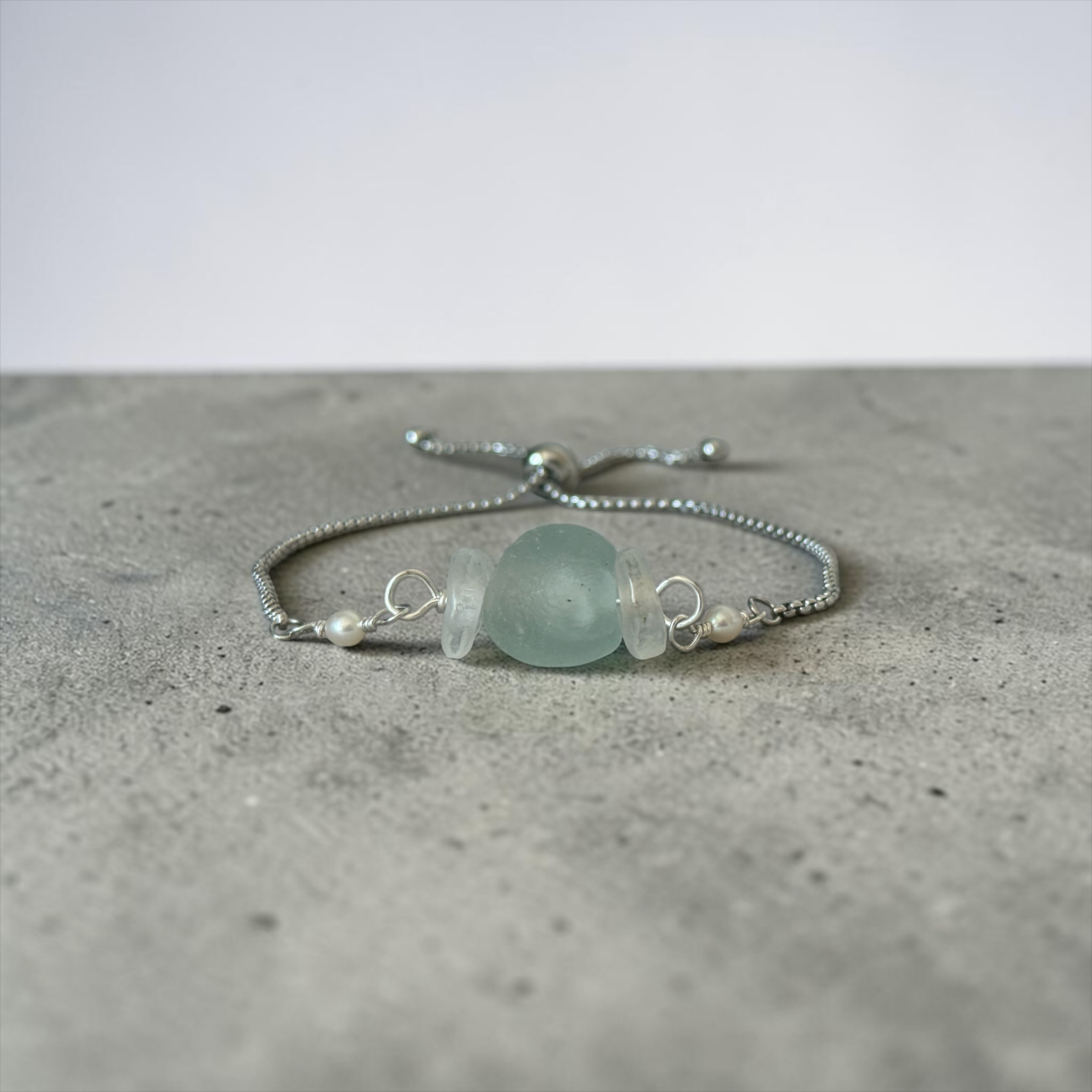 Ocean Core Slider Bolo Bracelet — Tidal Minimal Luxe