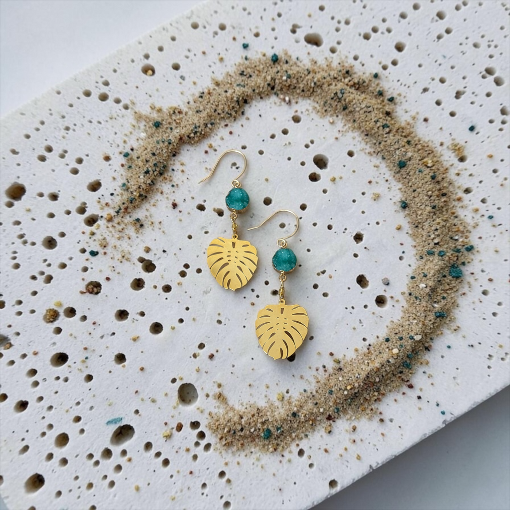 Aqua Afterglow Earrings