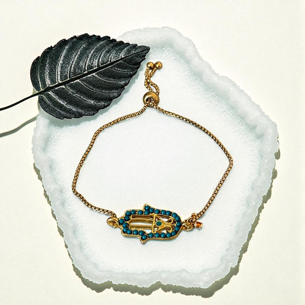 Celeste Hamsa Protection Bracelet