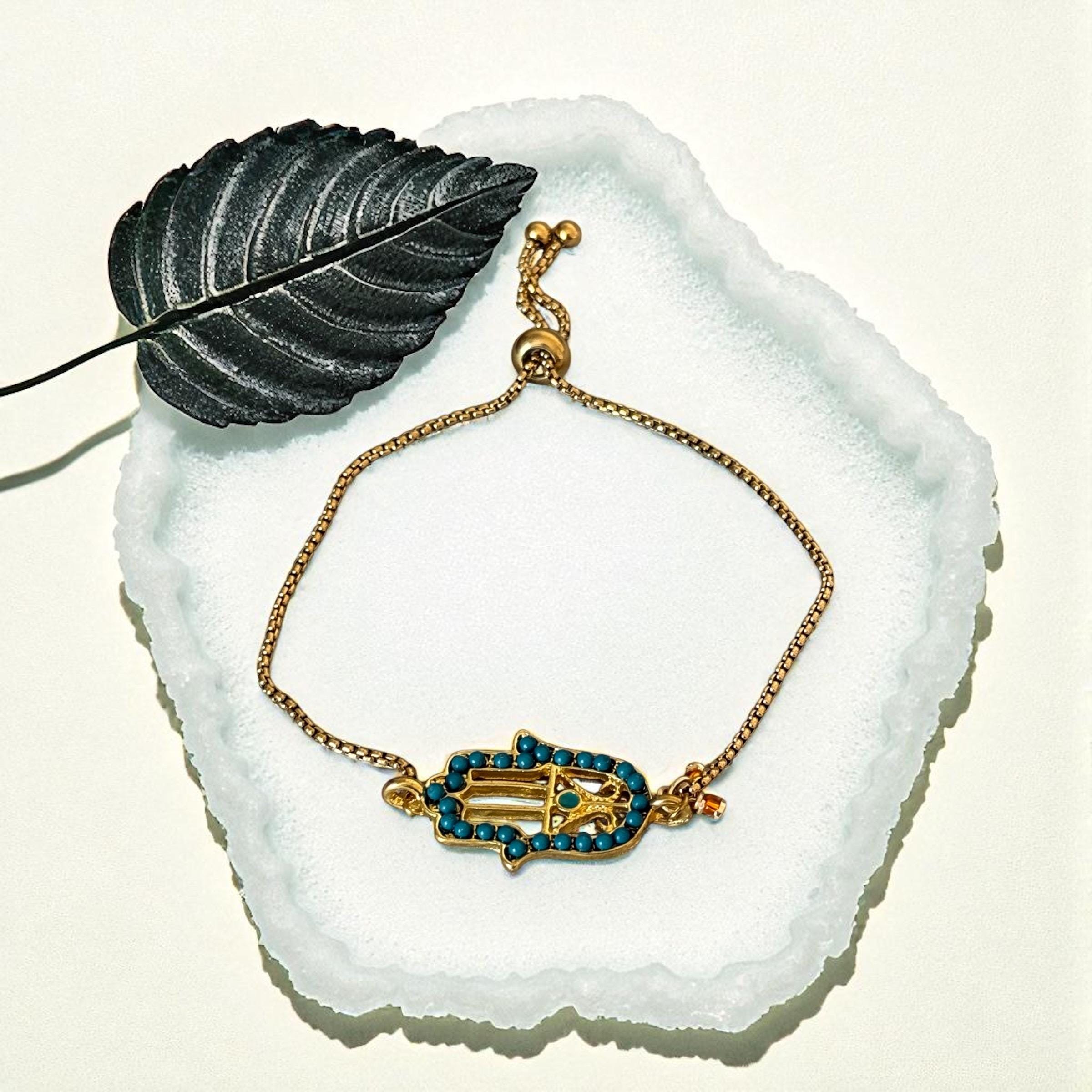 Celeste Hamsa Protection Bracelet