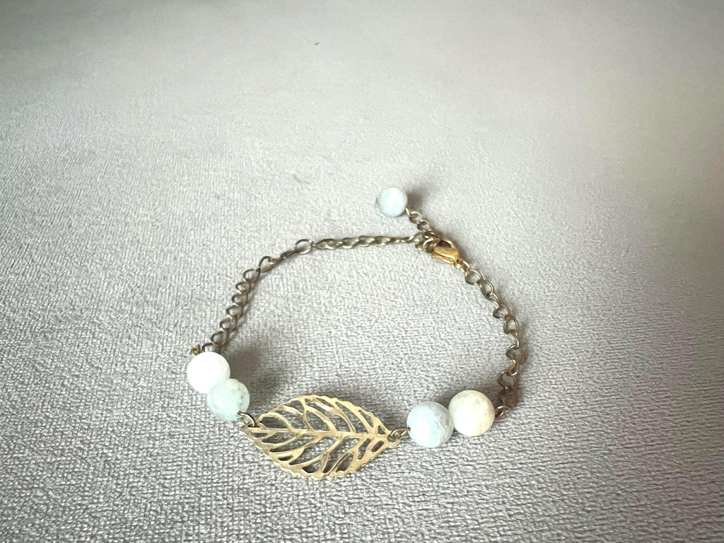 Subtle Gold Leaf Bracelet