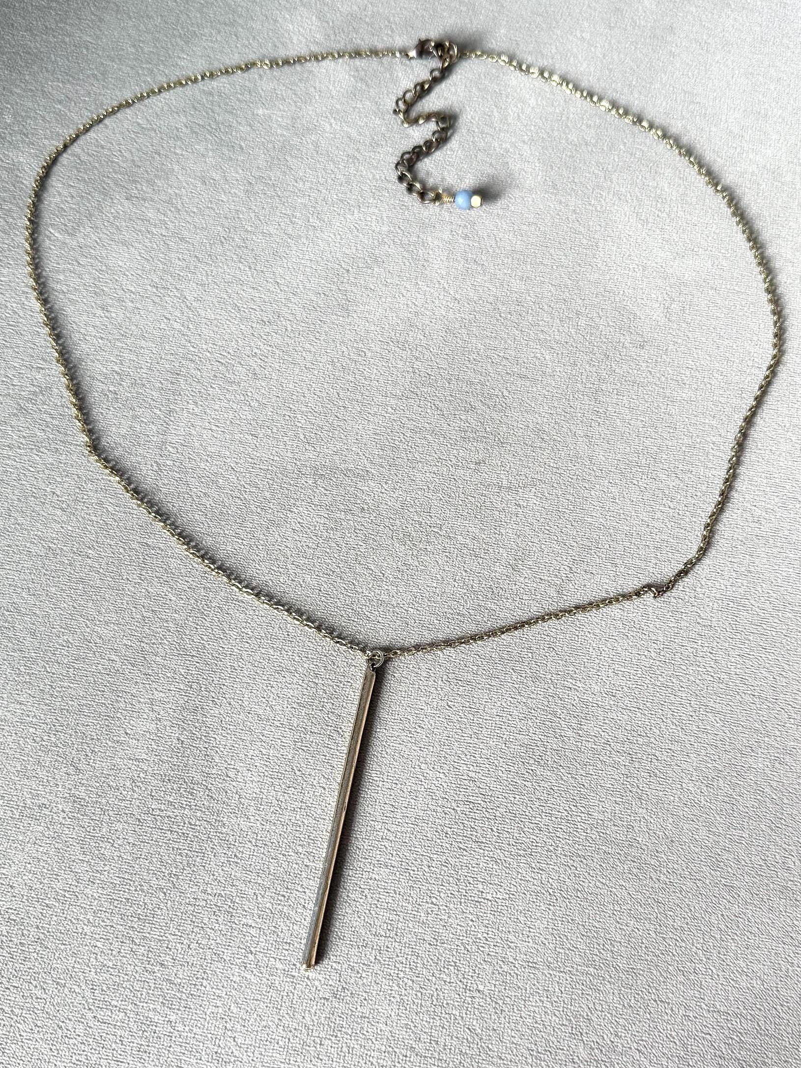 Linear and Long Luxe Necklace