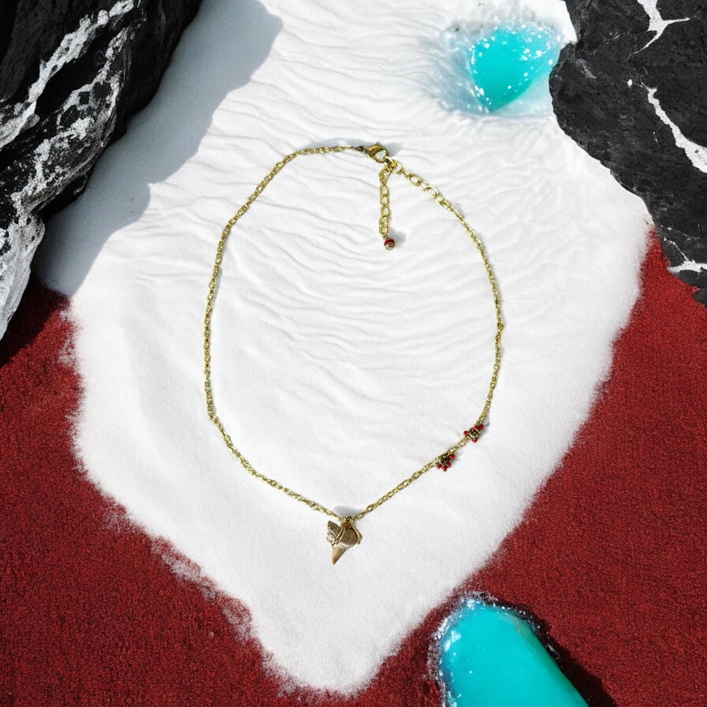 Blood Moon Shark Tooth Necklace