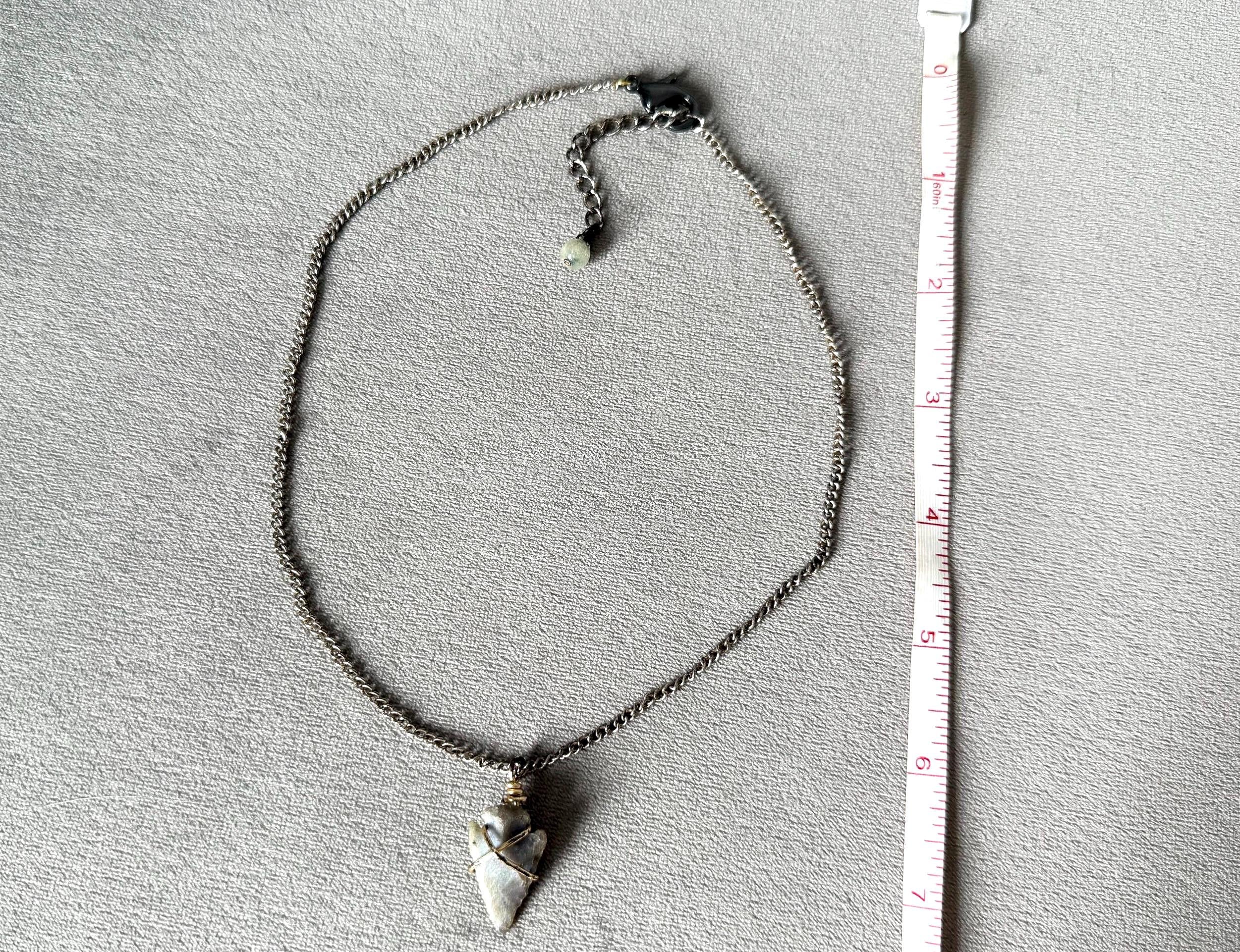 Stoneblood Talisman Arrowhead Necklace