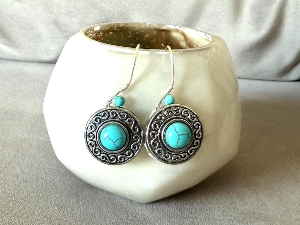 Turquoise Reverie Luxe Drop Earrings