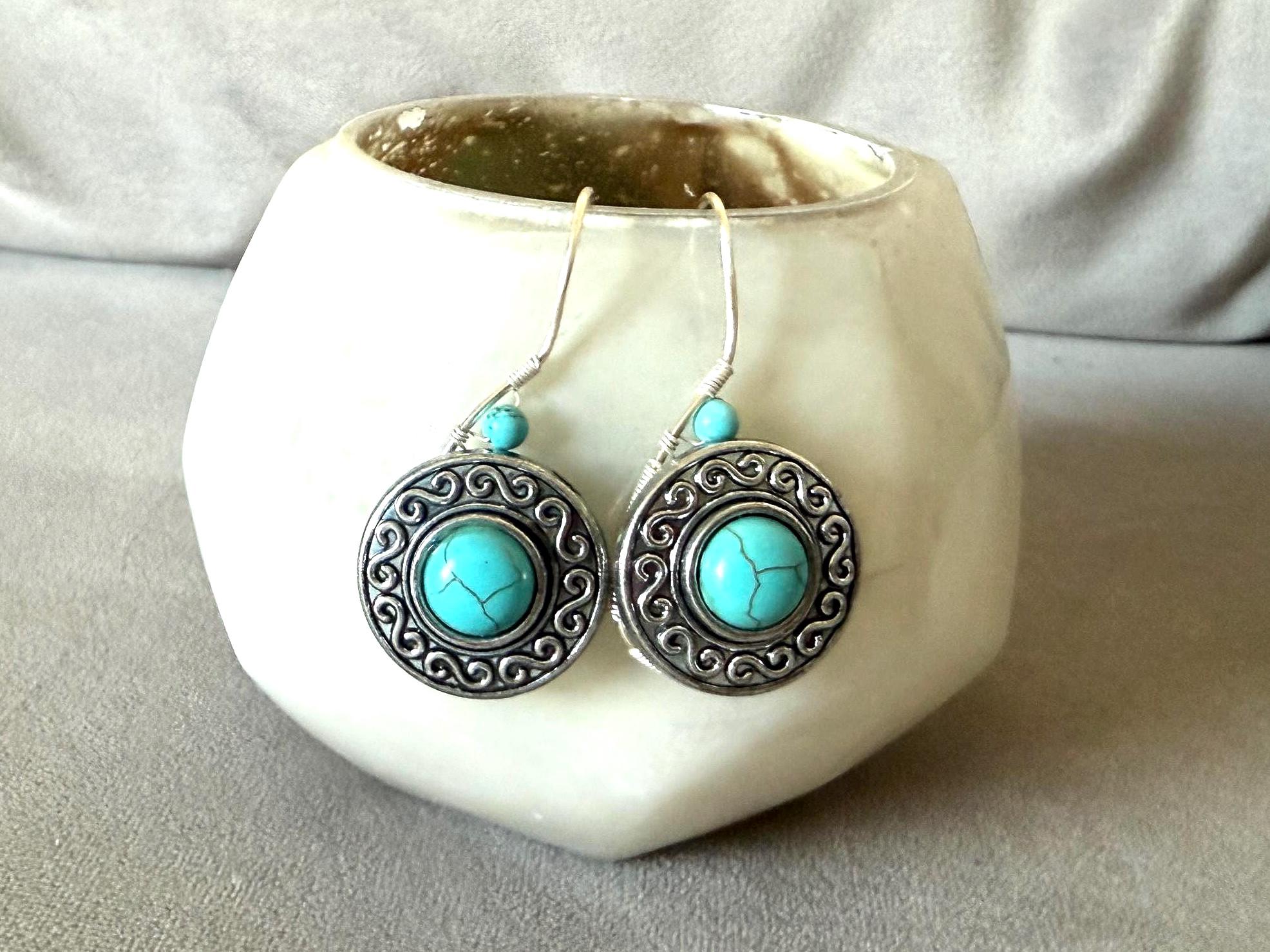 Turquoise Reverie Luxe Drop Earrings
