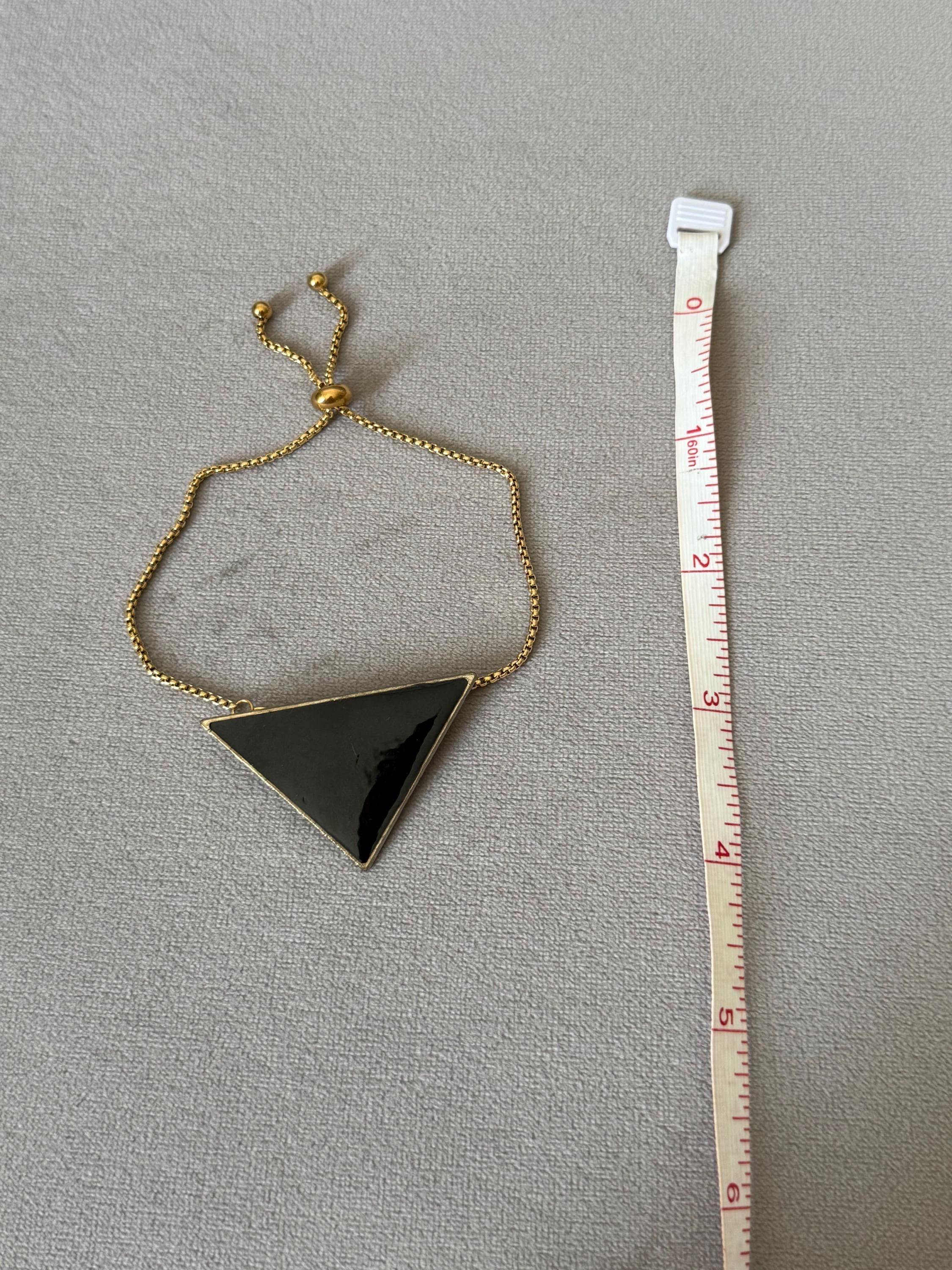 Obsidian Apex Bracelet – Noir Geometry Collection
