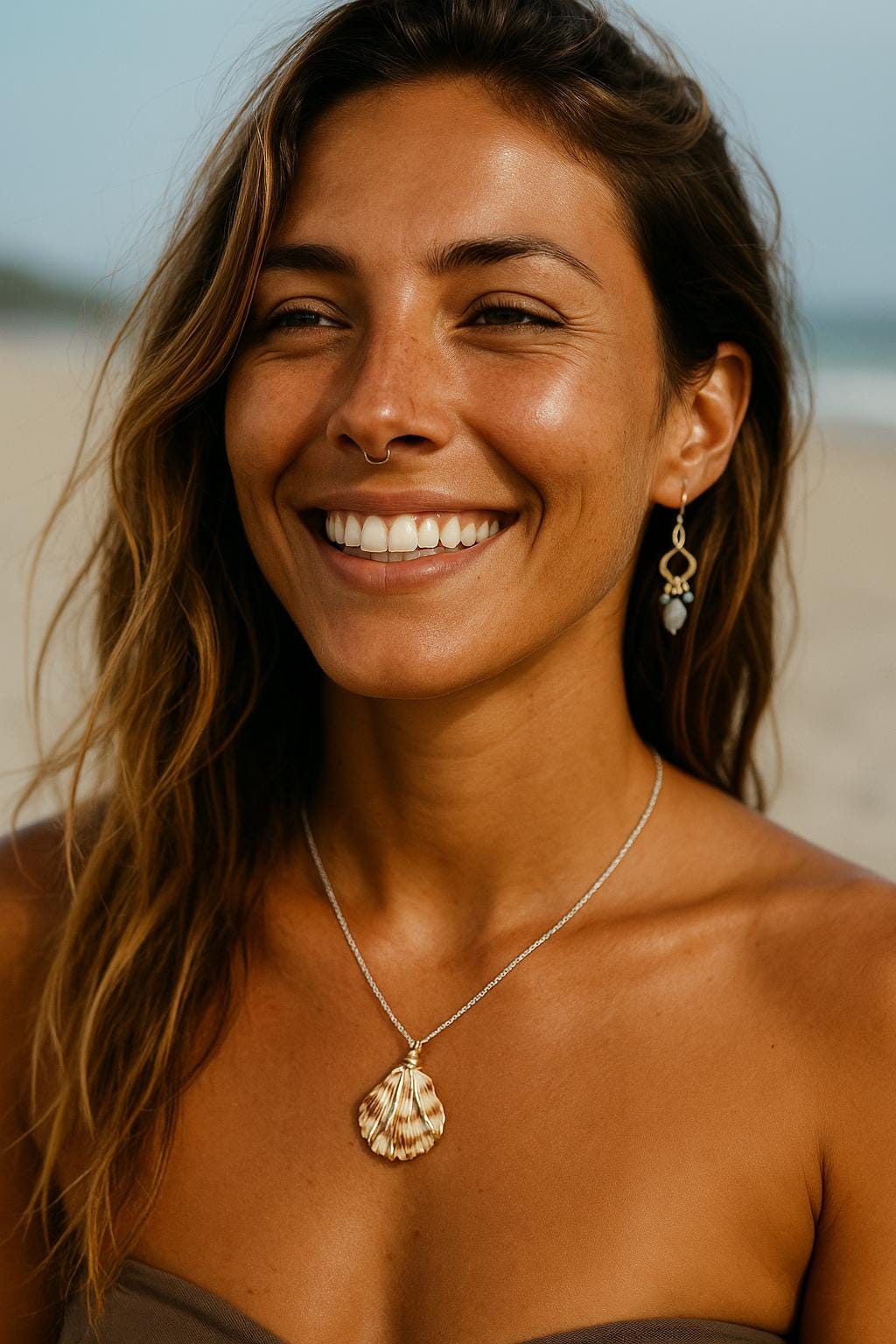 Shoreline Muse Shell Necklace
