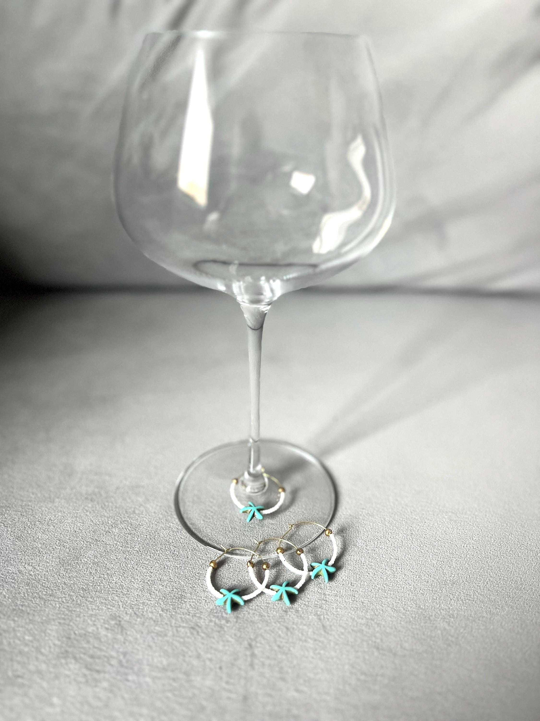 Sea Sip Starfish Wine Charms – Set of 4