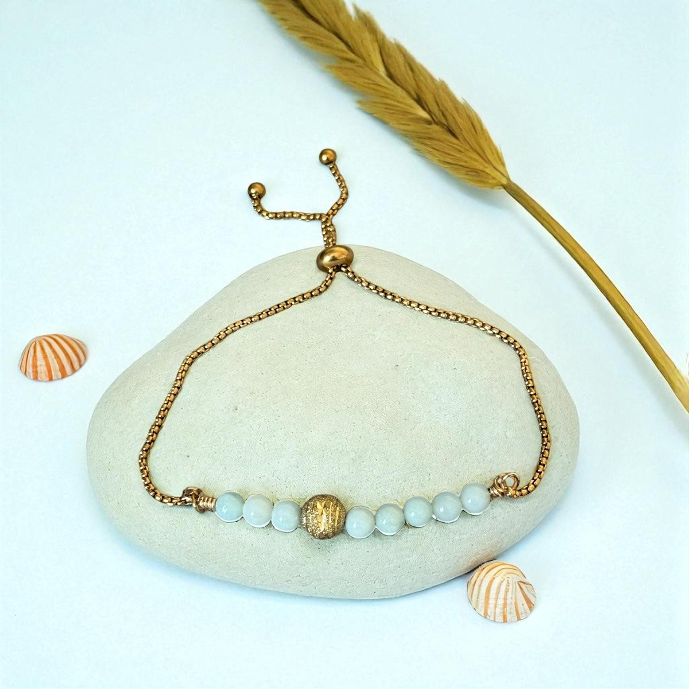 Azure Balance Beaded Bracelet Bolo Bracelet