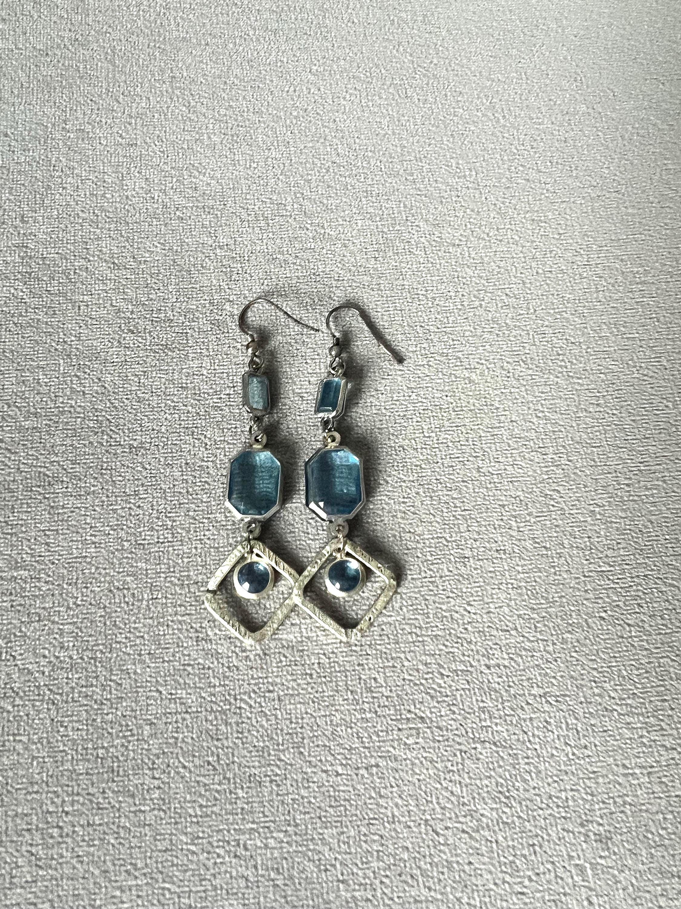 Blue Hour Statement Earrings
