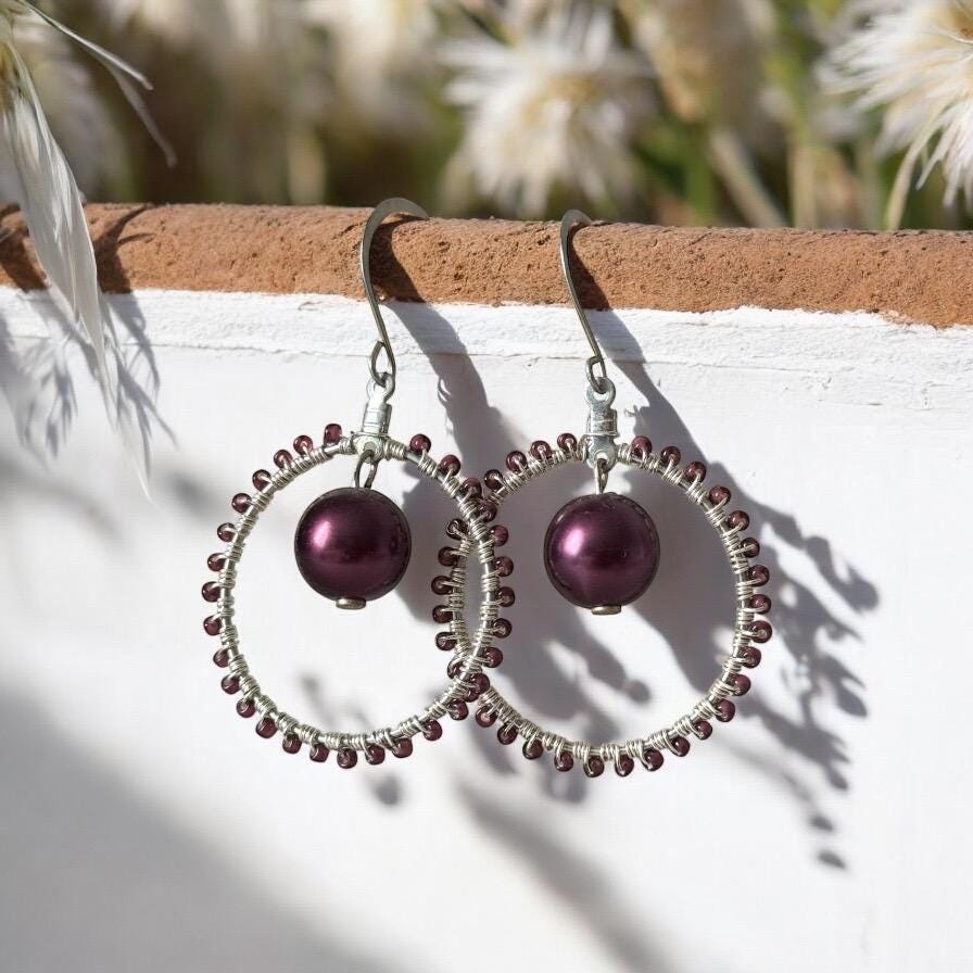 Velvet Orbit Earrings