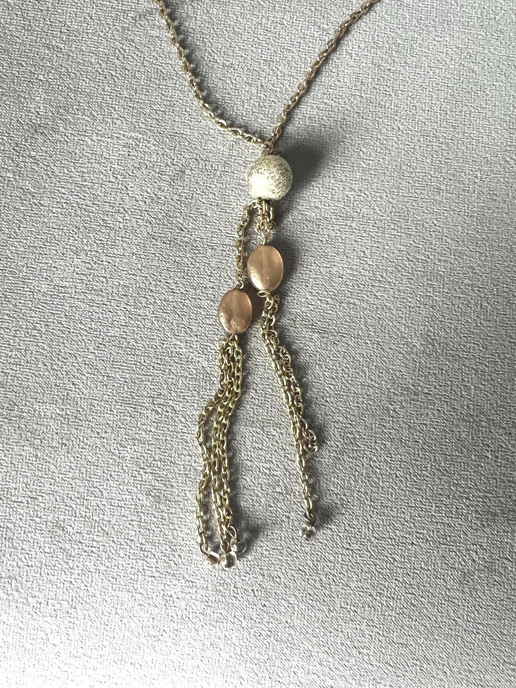 Golden Tassel Necklace