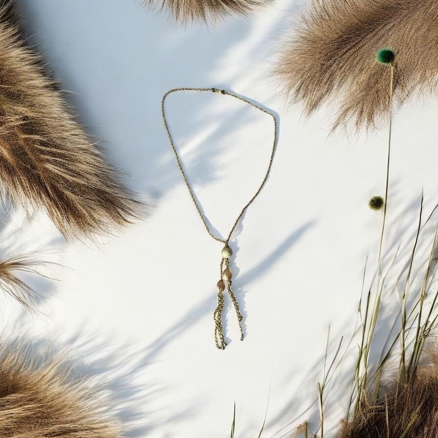 Golden Tassel Necklace