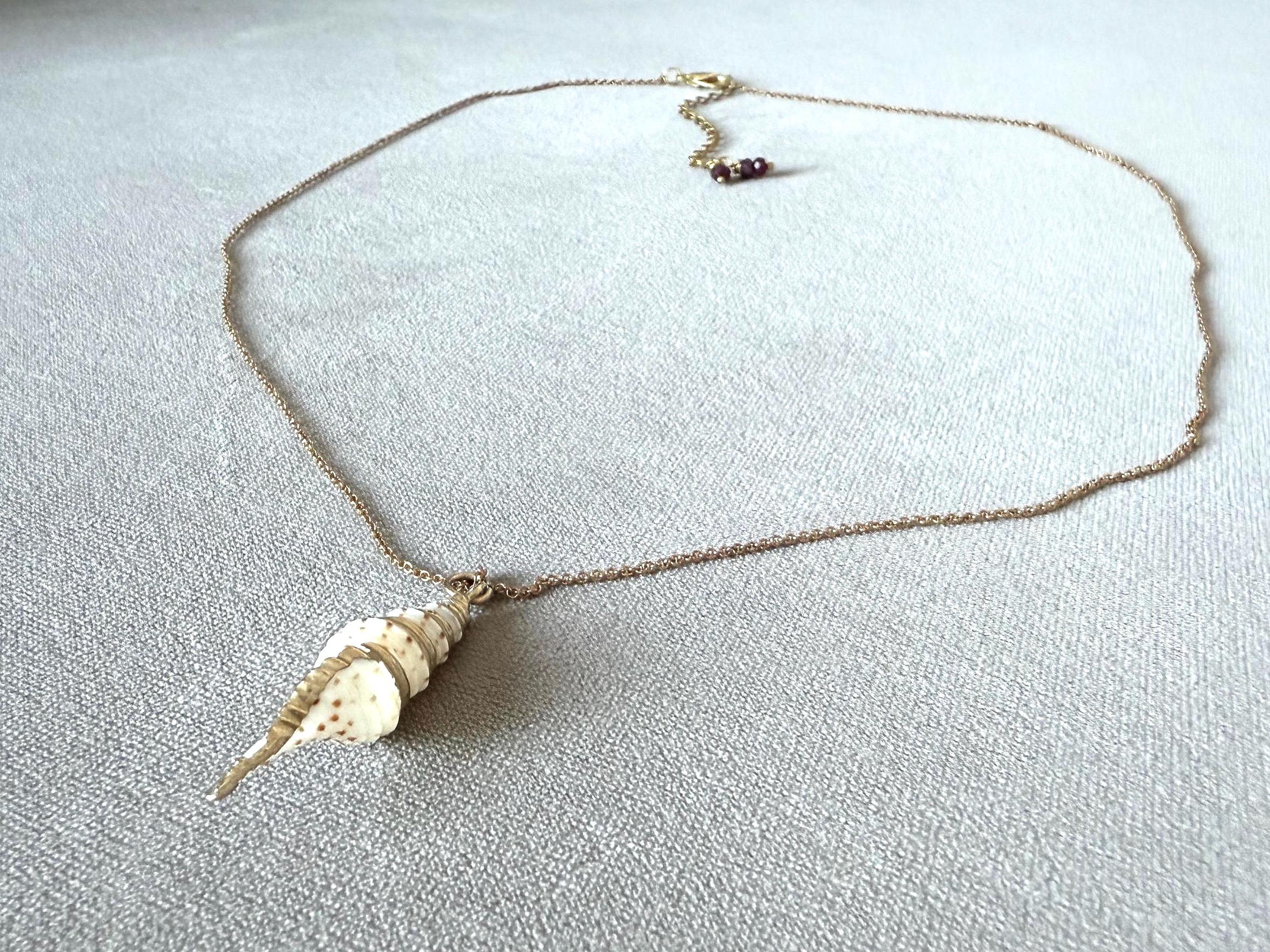 Coastal Dagger Shell Necklace