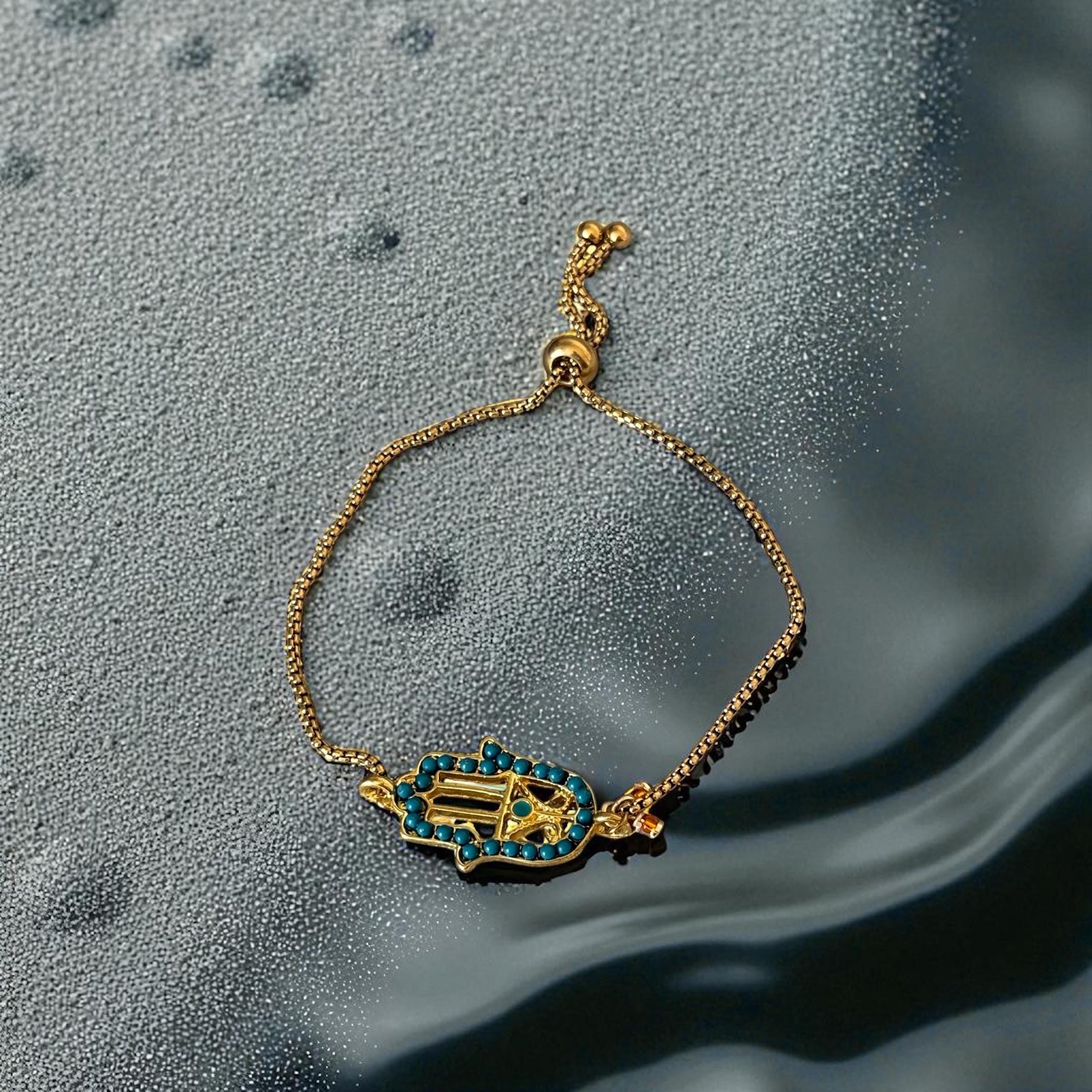 Celeste Hamsa Protection Bracelet