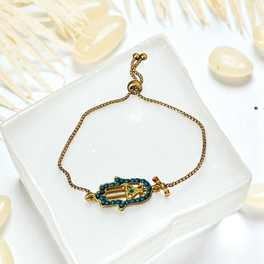 Celeste Hamsa Protection Bracelet