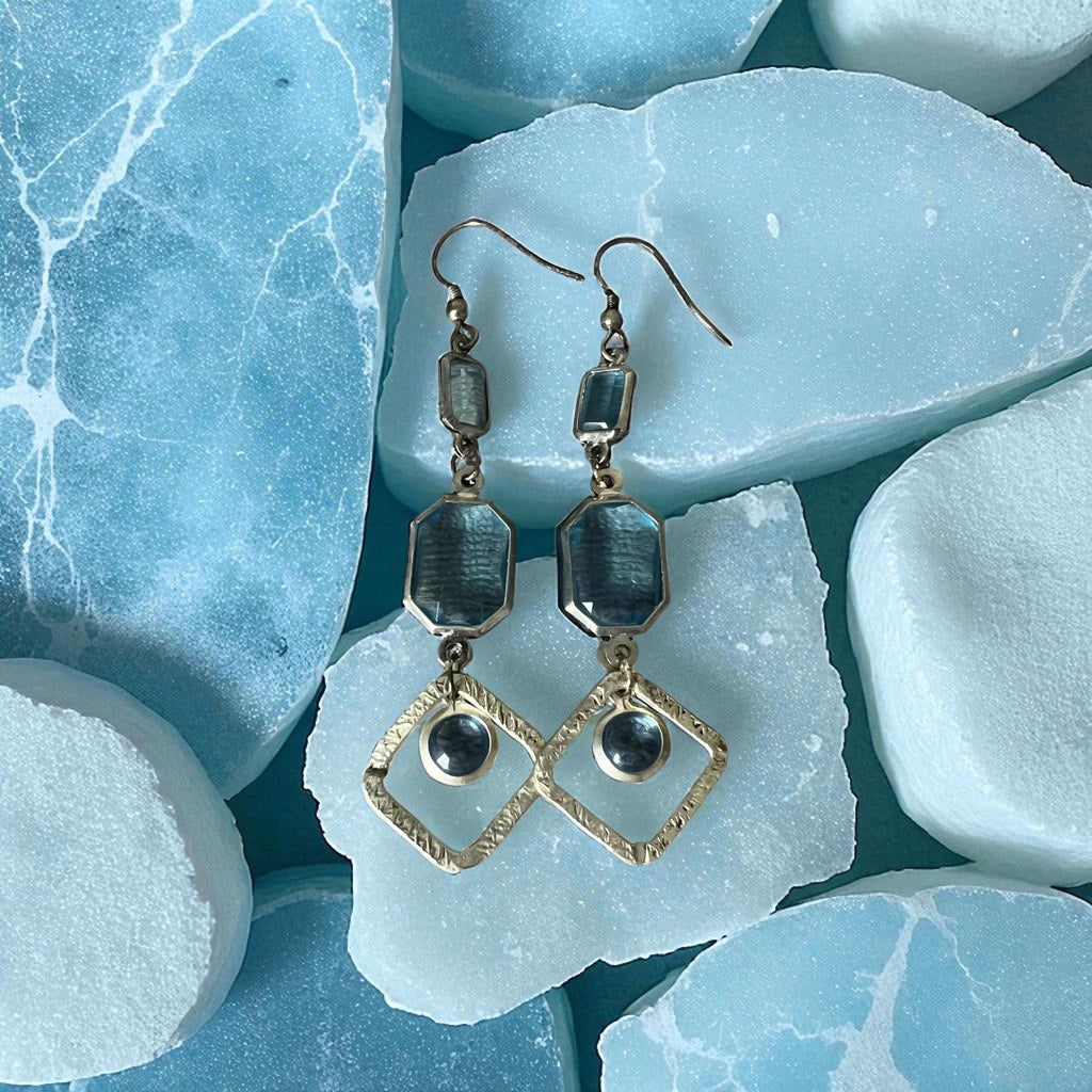 Blue Hour Statement Earrings
