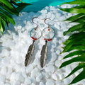 Feather & Fire Luxe Drop Earrings