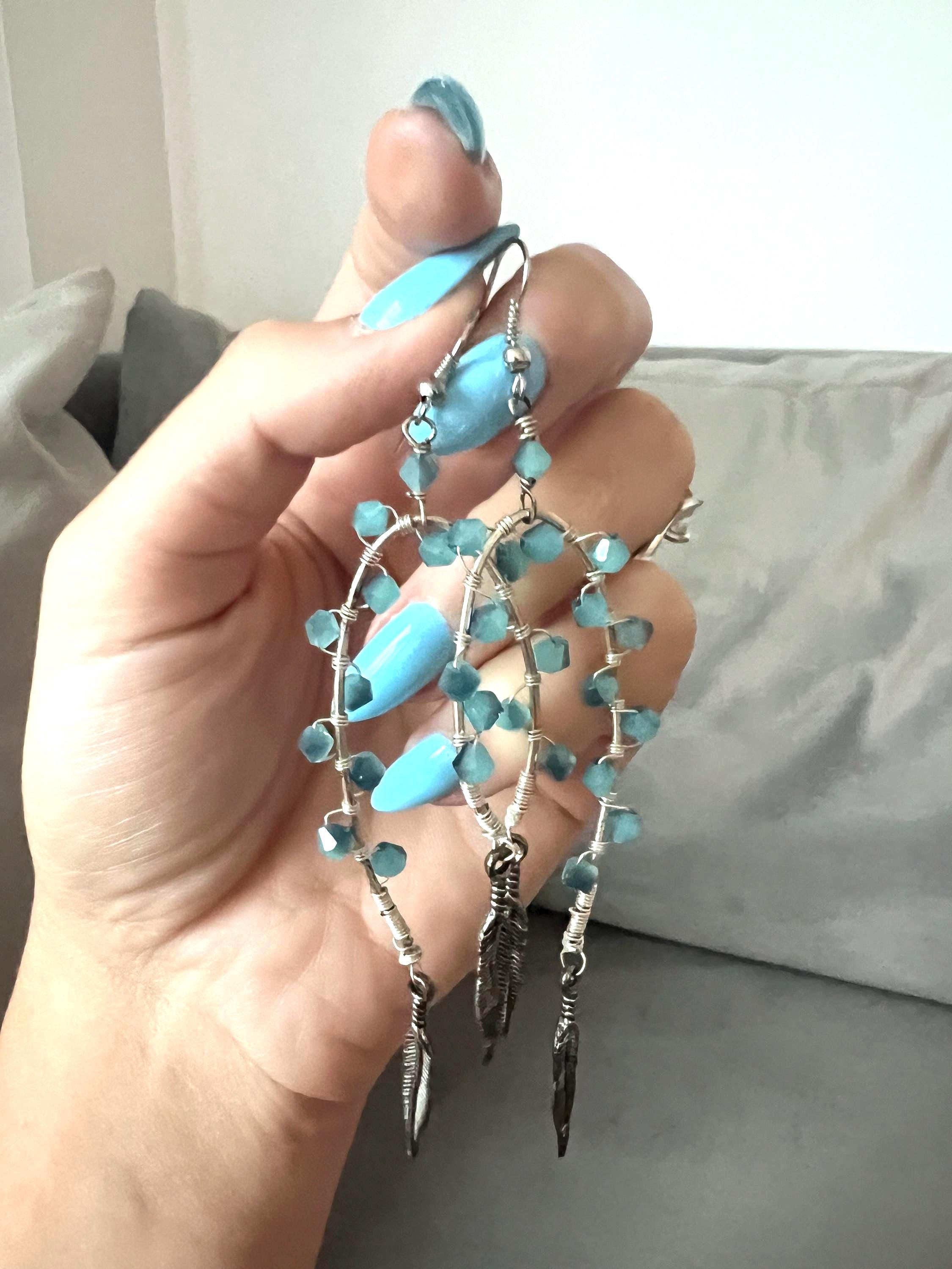 Sky Dancer Feather Earrings