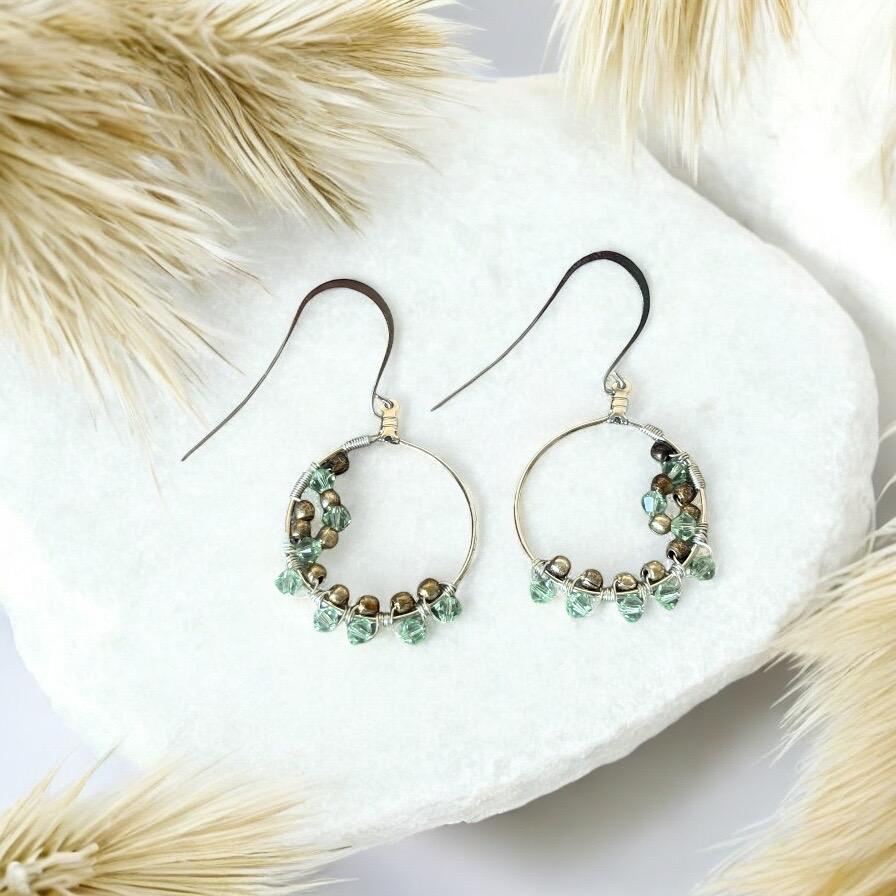 Verde Halo Hoops