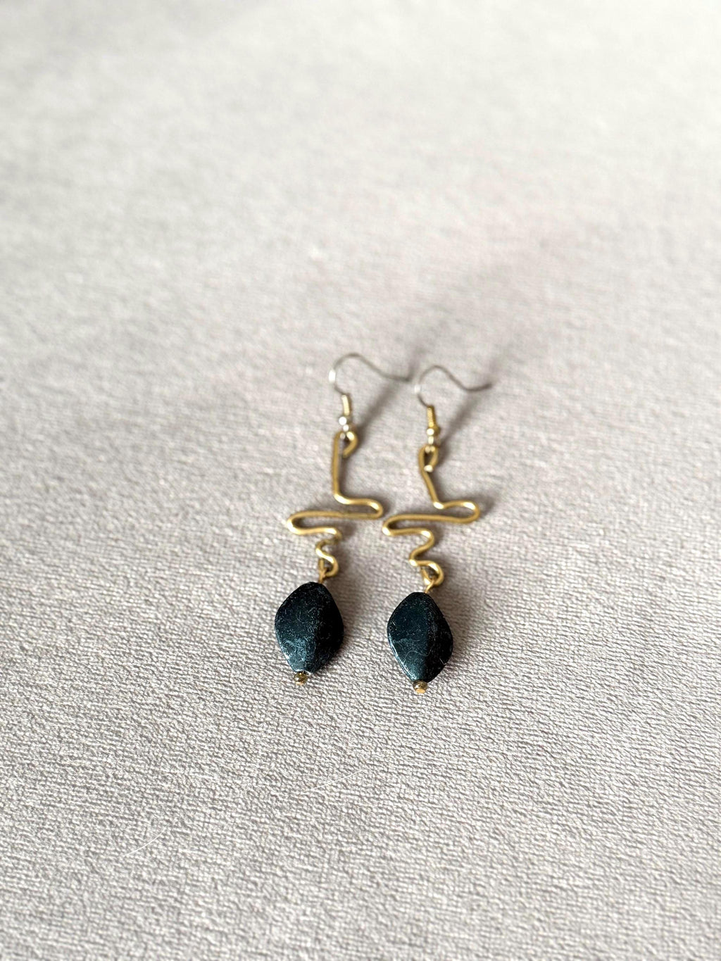 Electric Serpent Drop Earrings