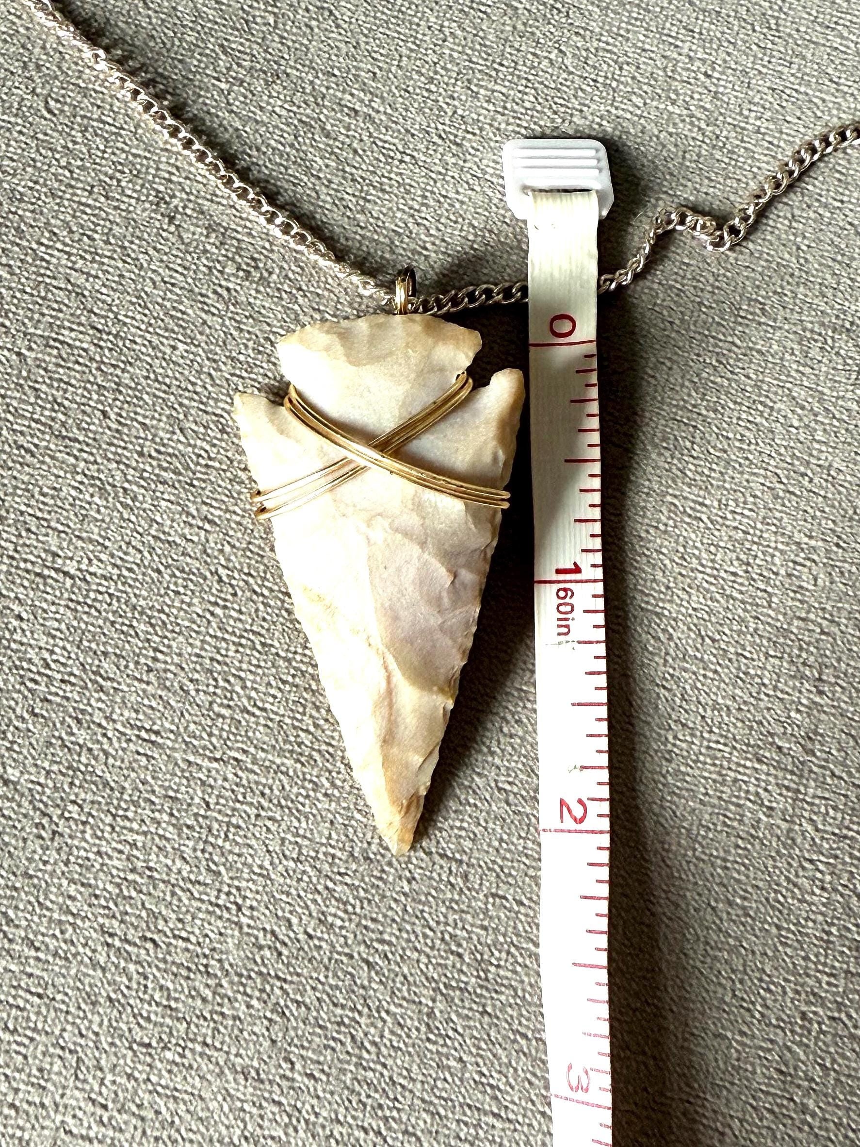Stone Ritual Arrowhead Necklace