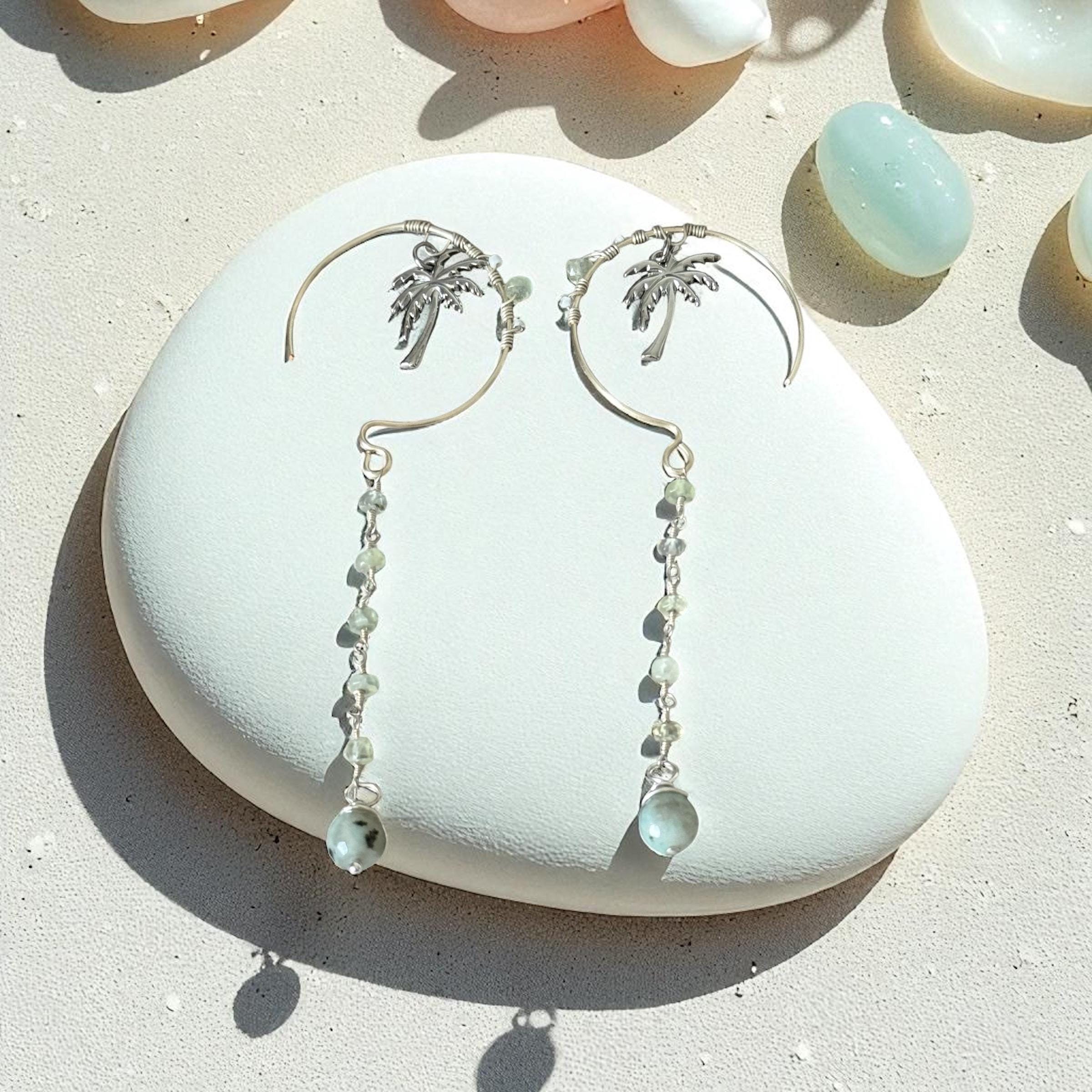 Palm Aura Cascade Earrings