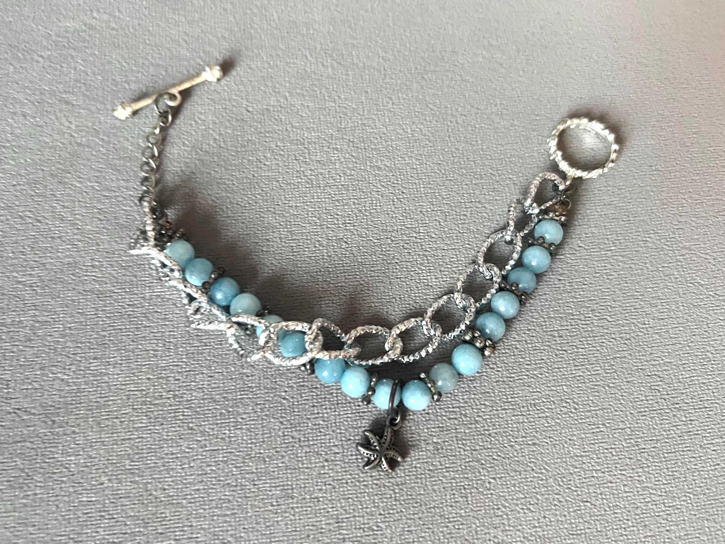 Ocean Chain Charm Bracelet