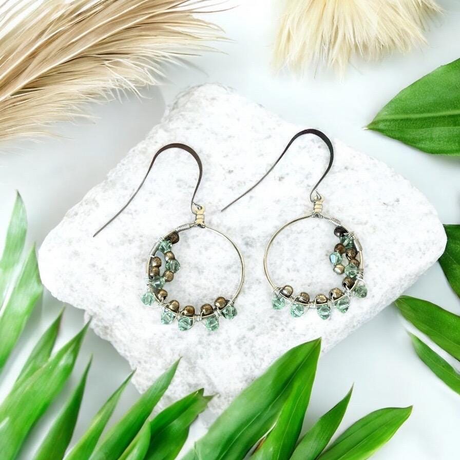 Verde Halo Hoops