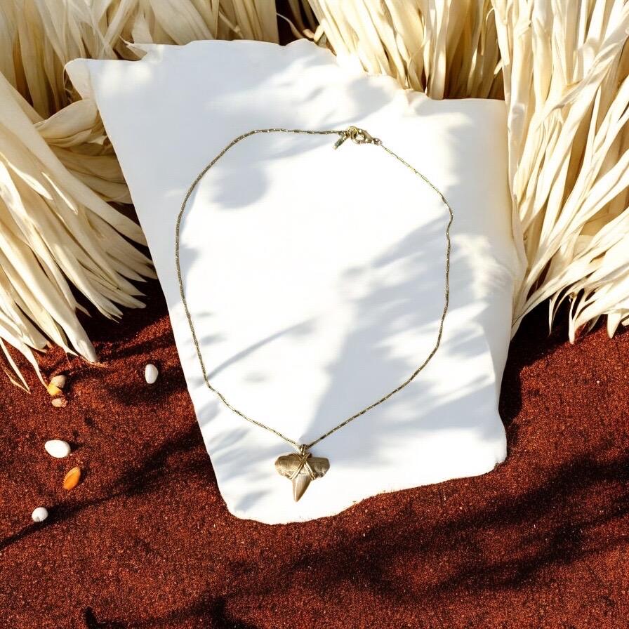 Feral Grace Fossil Shark Tooth Necklace
