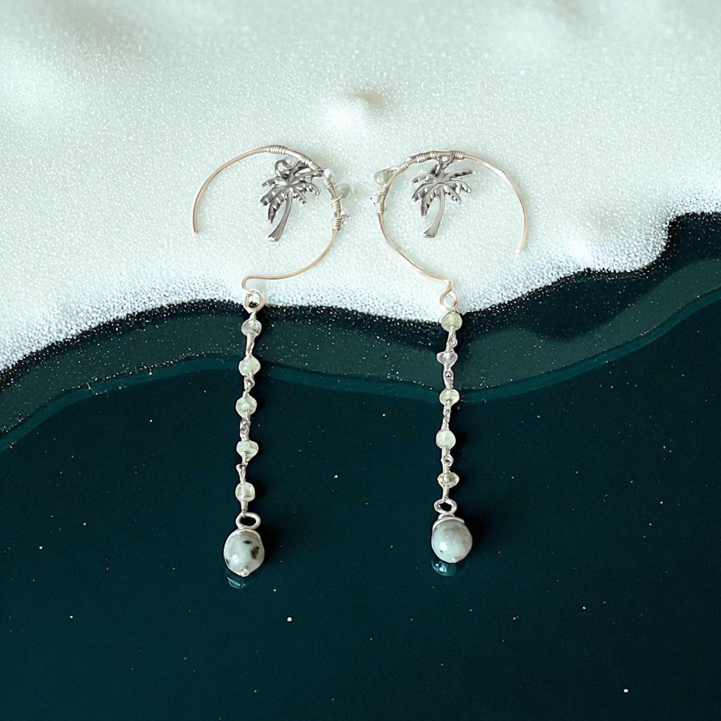 Palm Aura Cascade Earrings