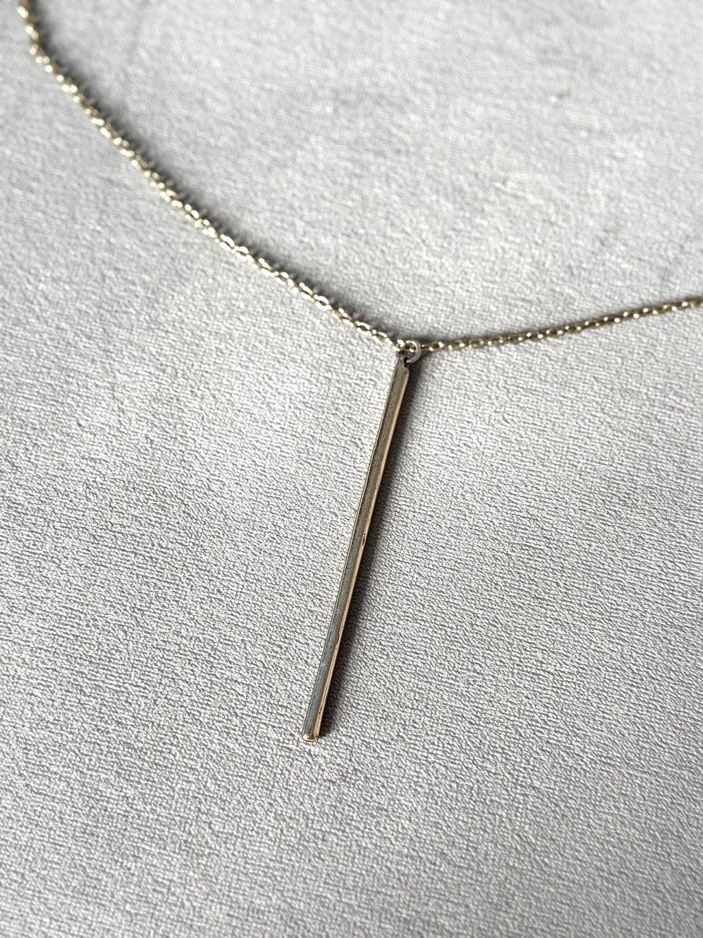 Linear and Long Luxe Necklace