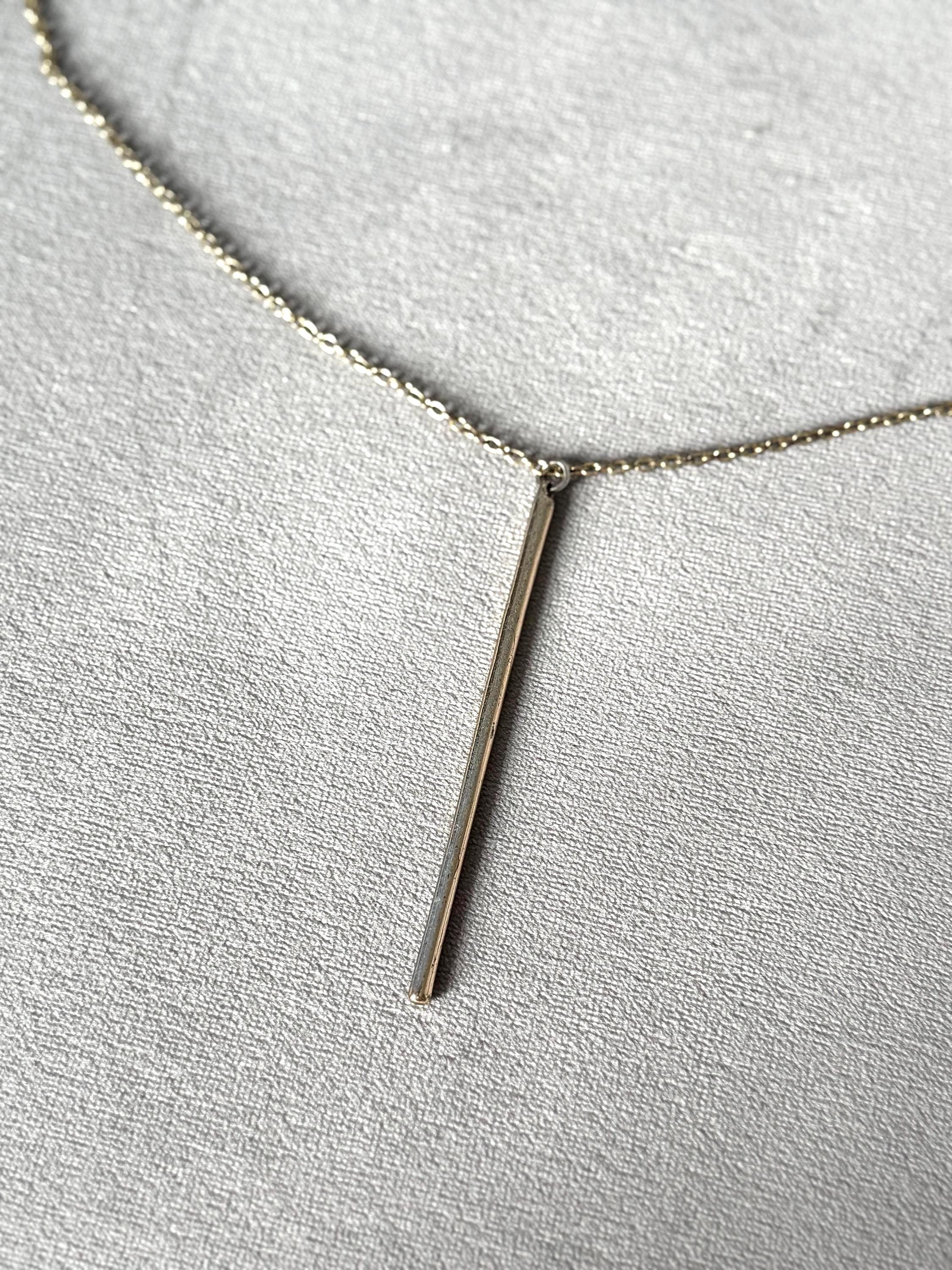 Linear and Long Luxe Necklace