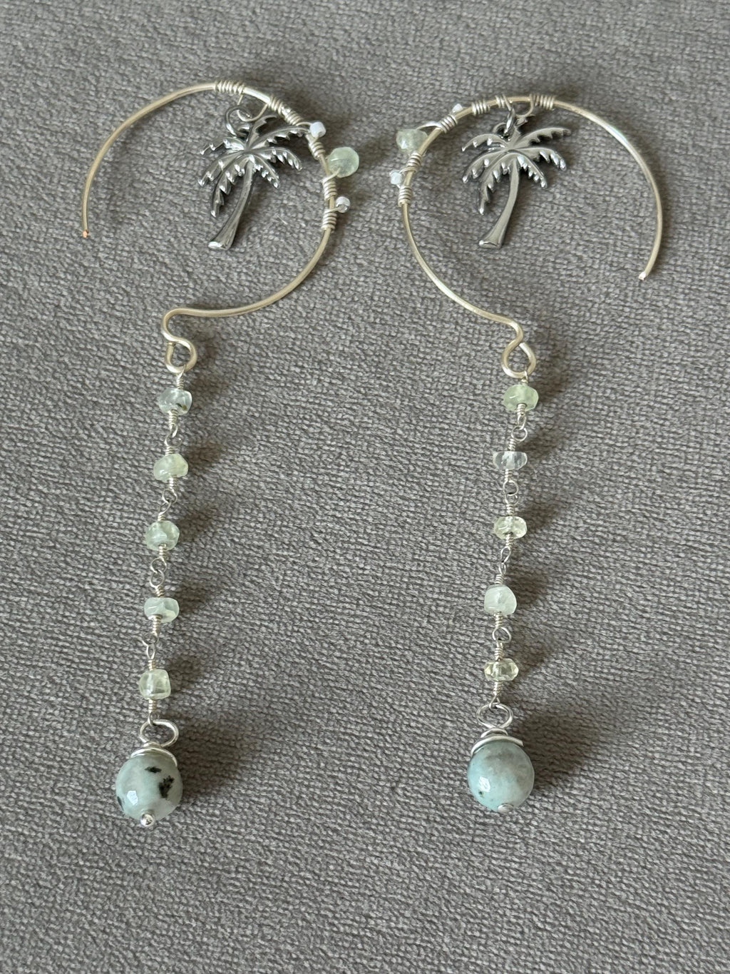 Palm Aura Cascade Earrings