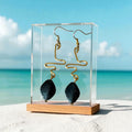 Electric Serpent Drop Earrings