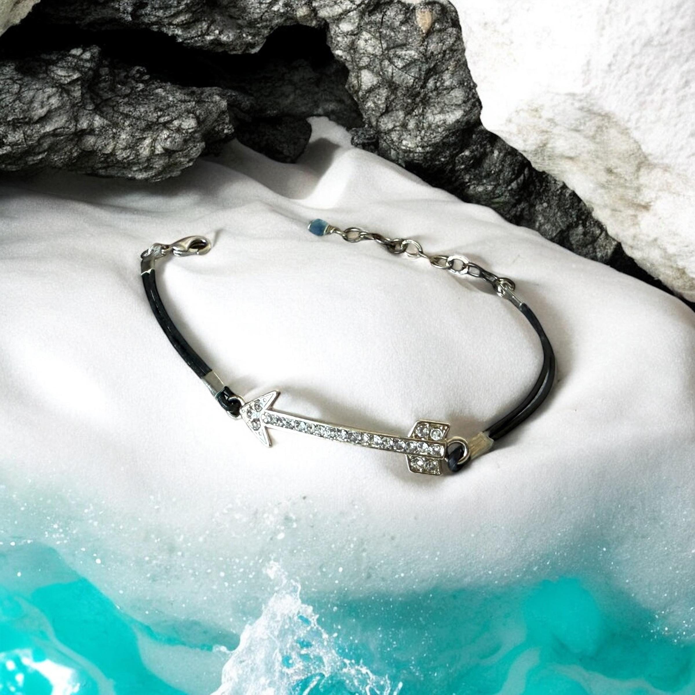 Dead Aim Crystal Arrow Bracelet