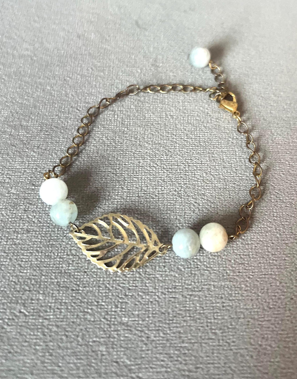 Subtle Gold Leaf Bracelet