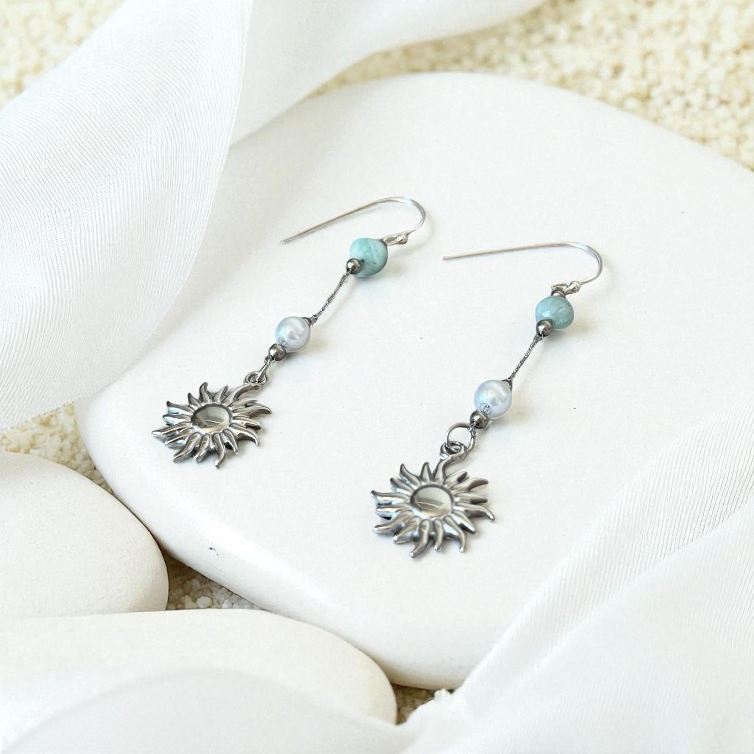 Celestial Horizon Drop Earrings
