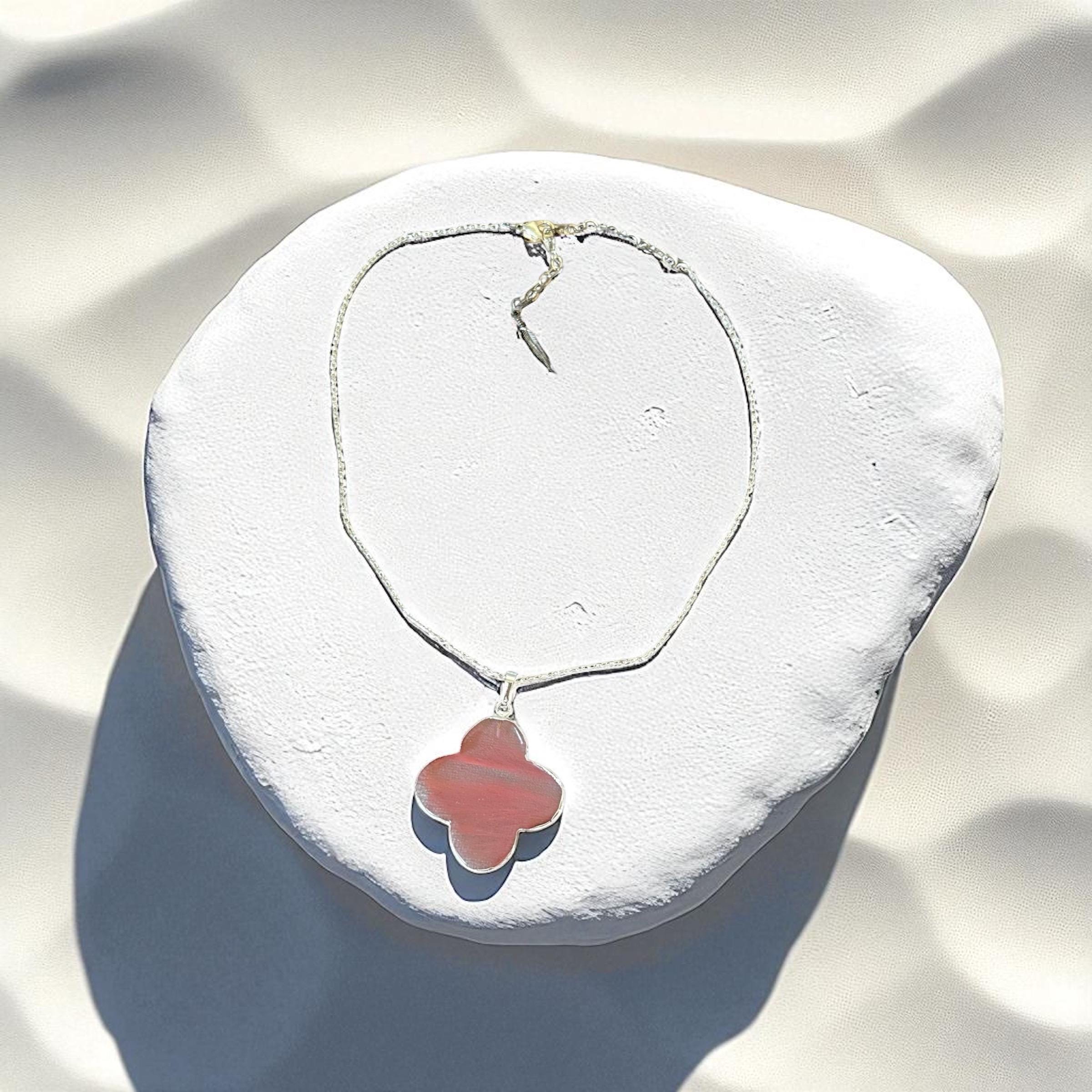 Long Desert Bloom Pendant Necklace