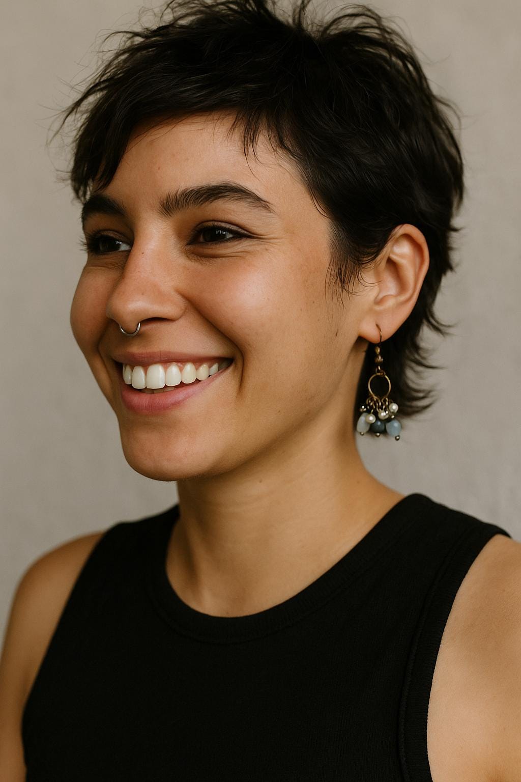 Storm Drop Cluster Earrings