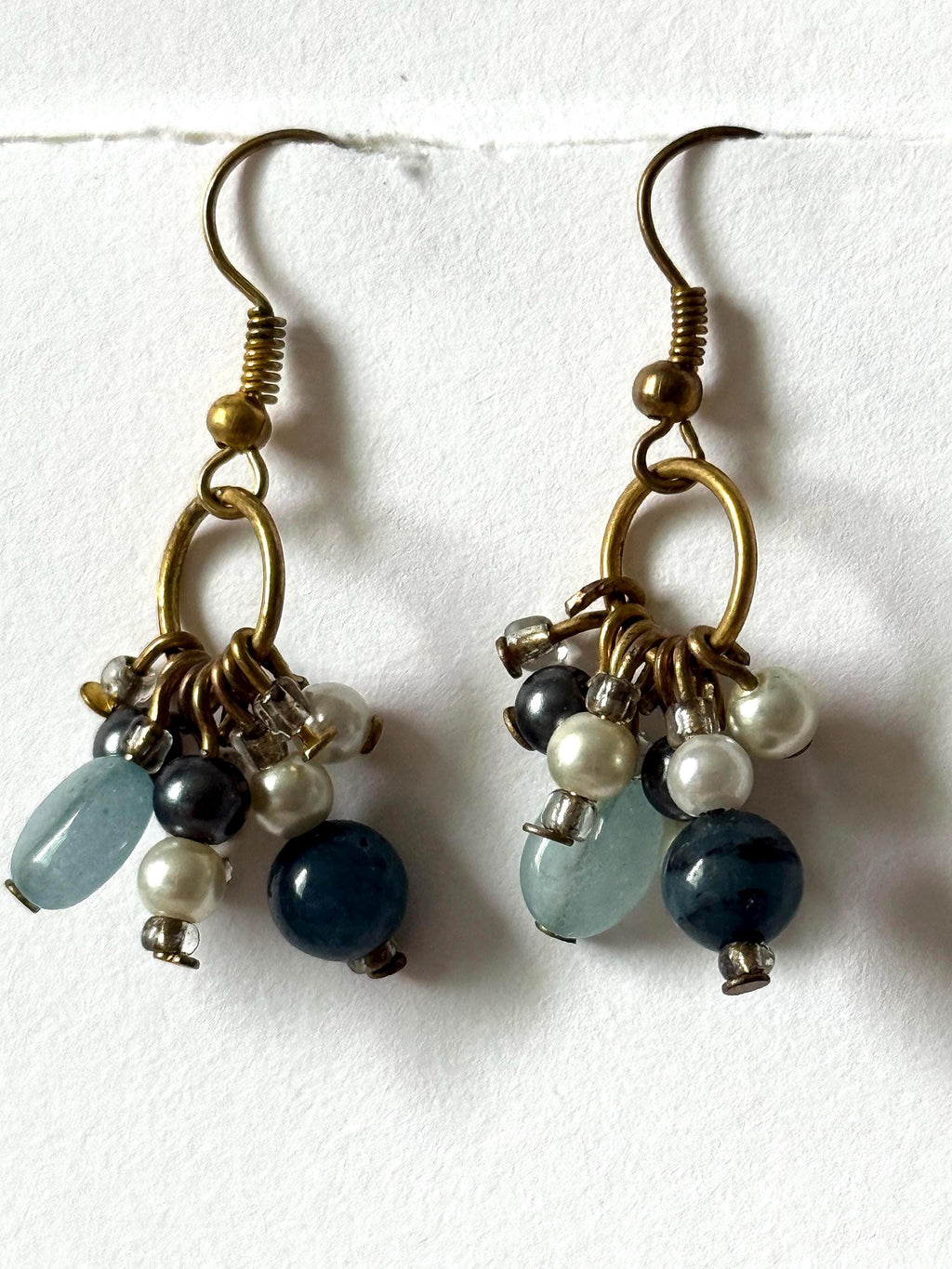 Storm Drop Cluster Earrings