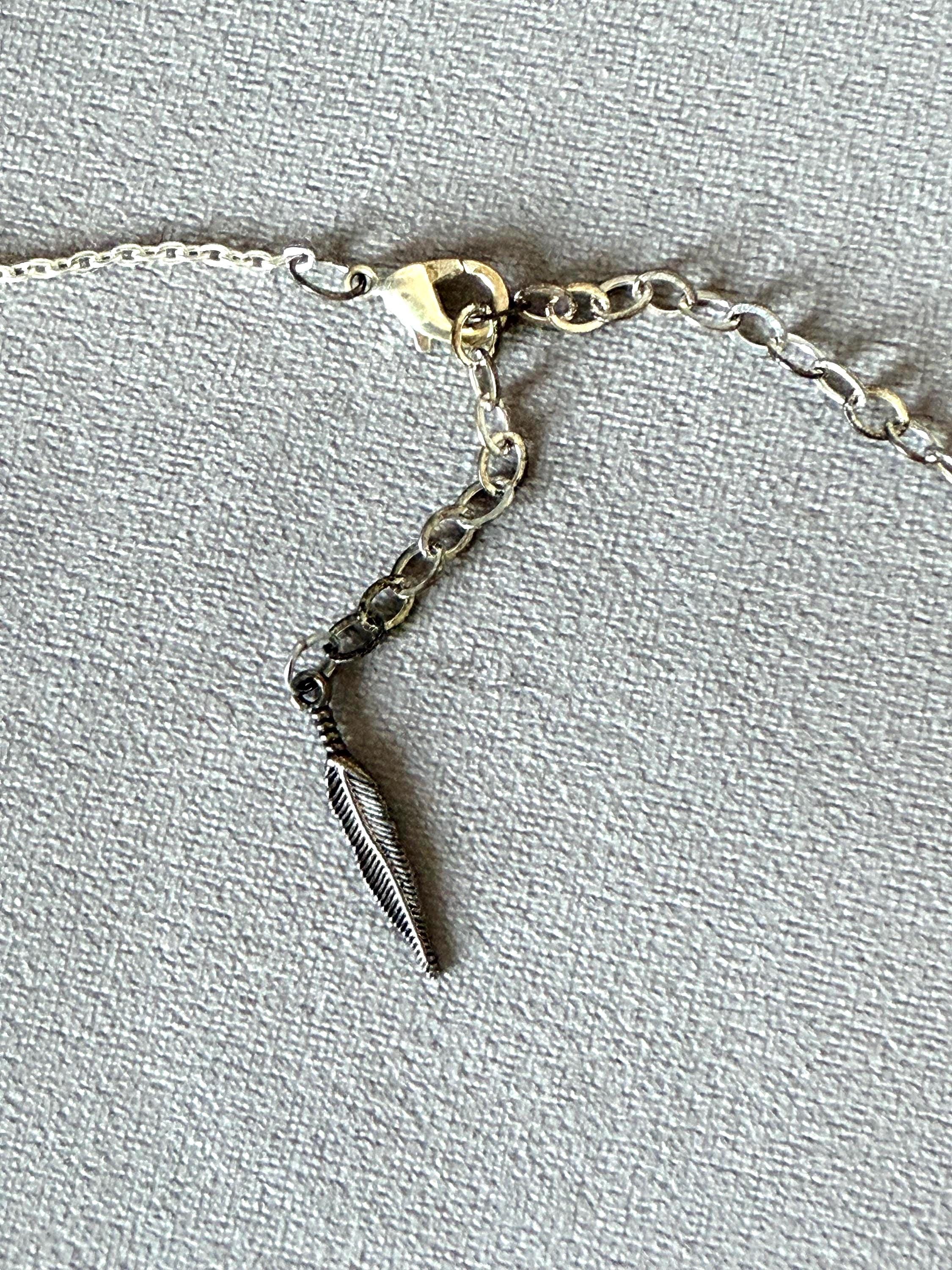 Long Desert Bloom Pendant Necklace