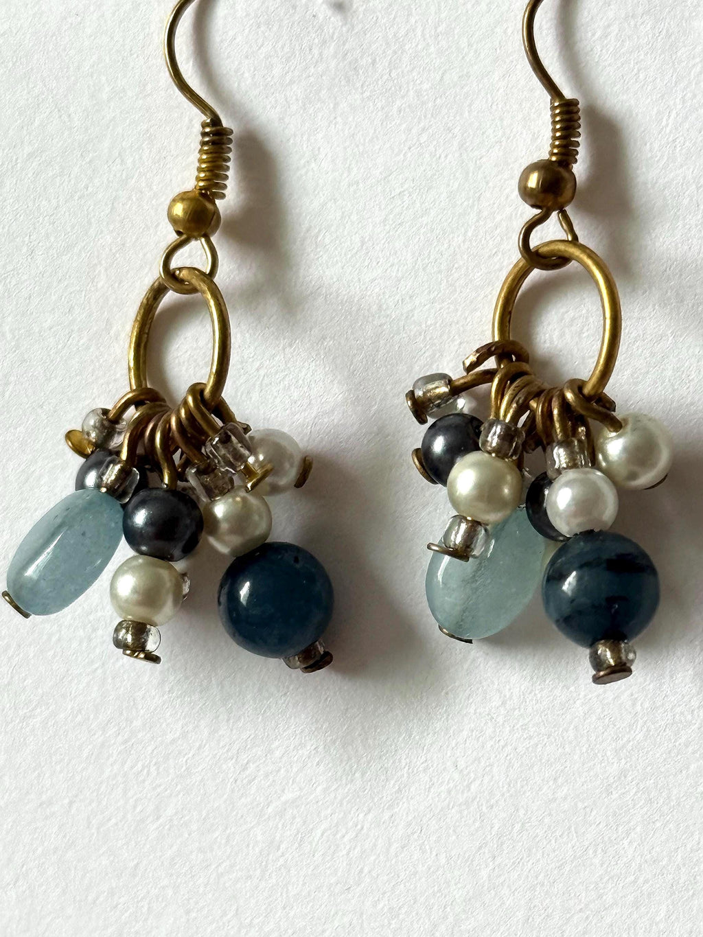 Storm Drop Cluster Earrings