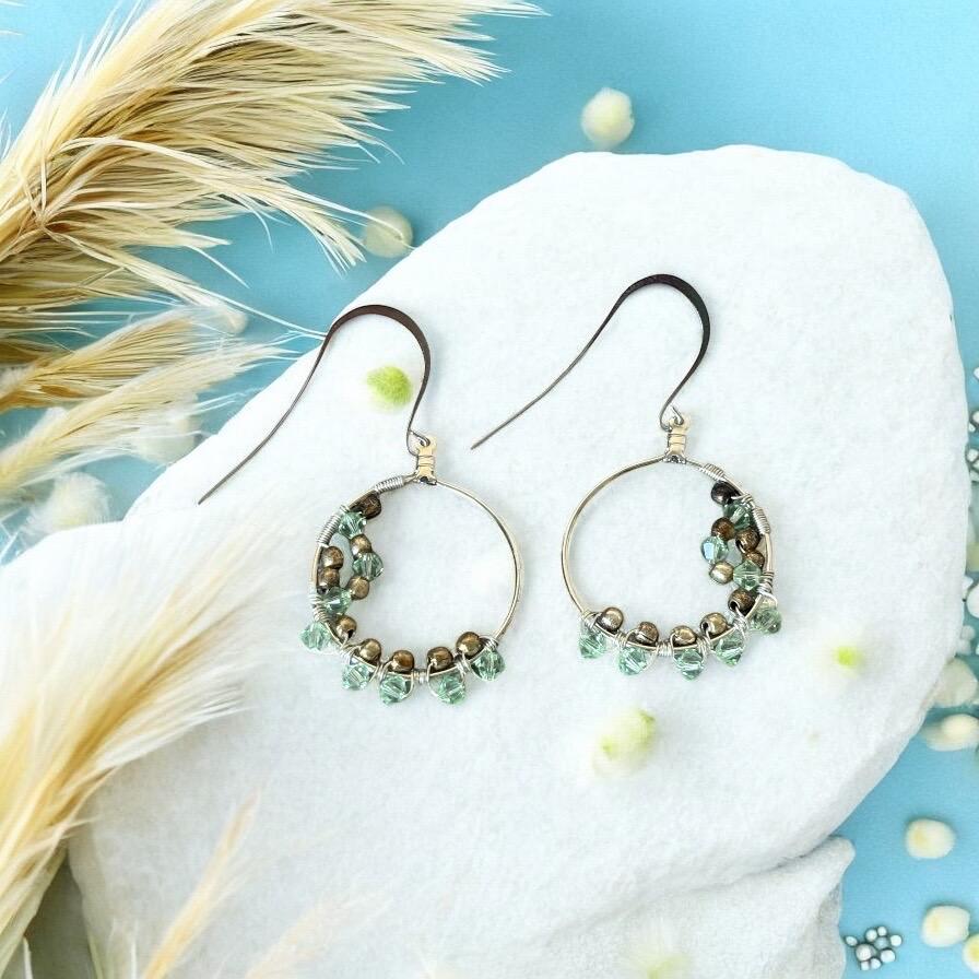 Verde Halo Hoops